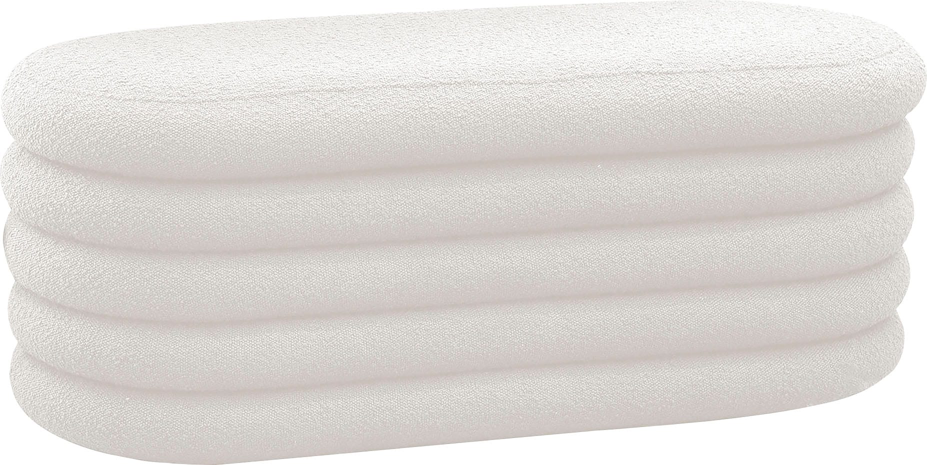 SalesFever Polsterhocker "Komfortabler Hocker mit Stil" Praktischer Staurau günstig online kaufen