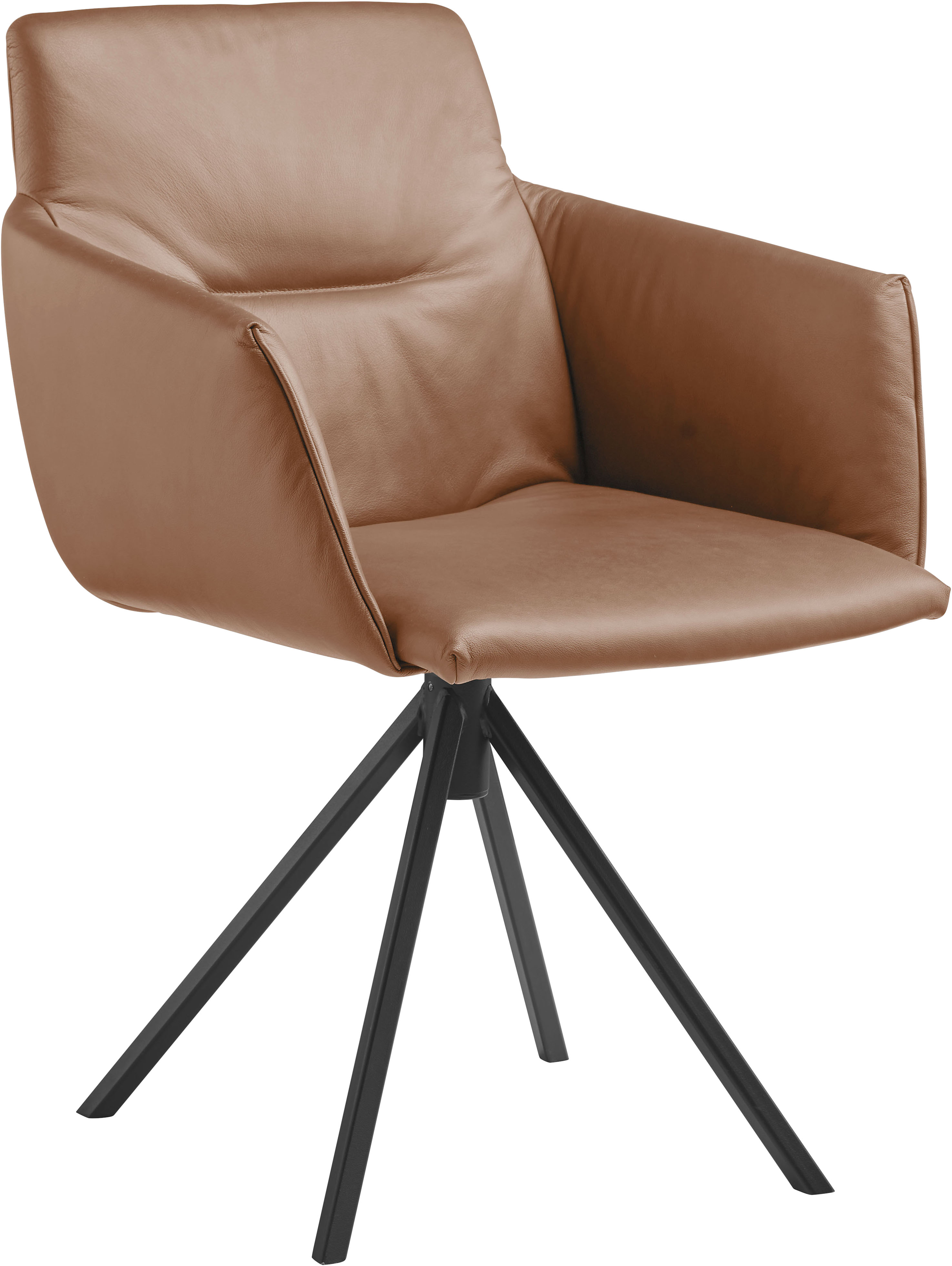Musterring Polsterstuhl "JustB SP500" () 1 Stk.mit Armlehne, wahlweise mit Drehfunktion, Stativgestell in schwarz