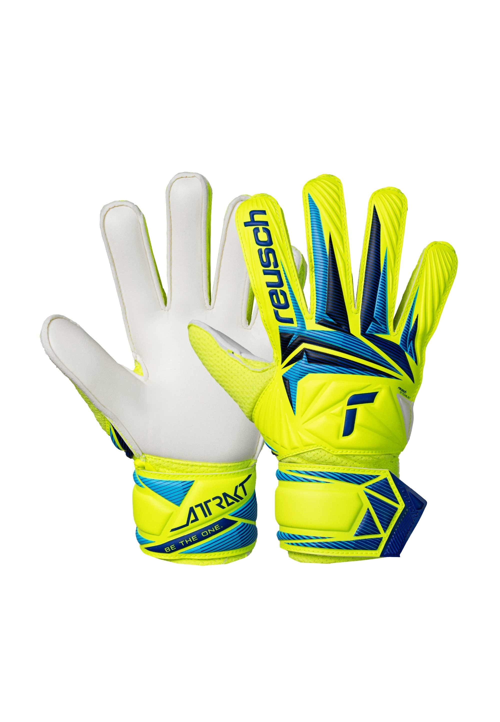 Reusch Torwarthandschuhe »Attrakt Solid Junior« mit hochelastischem, sicherem Verschluss