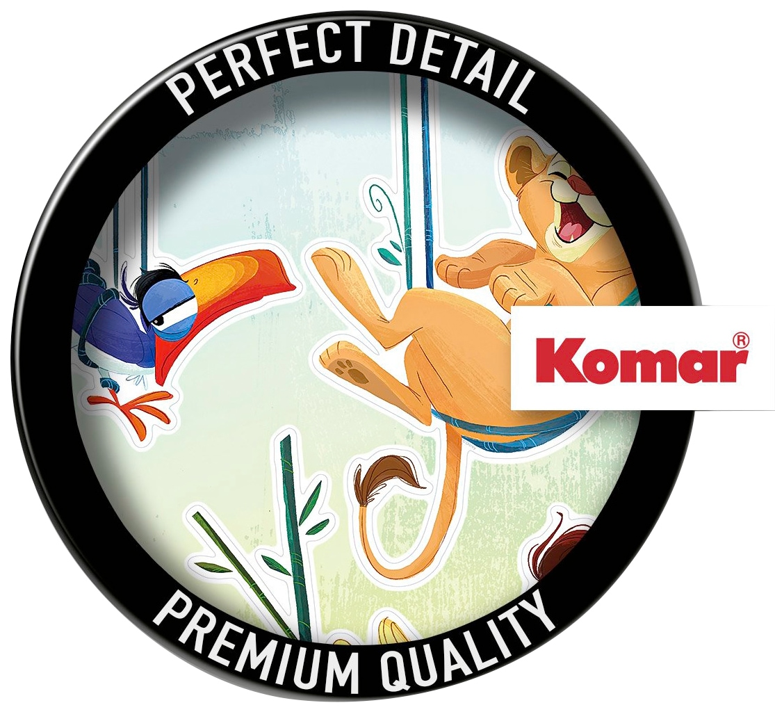 Komar Wandtattoo »Lion King Relax - Größe 50 x 70 cm«, (3 St.), selbstklebend, Wandsticker, Kinderzimmer