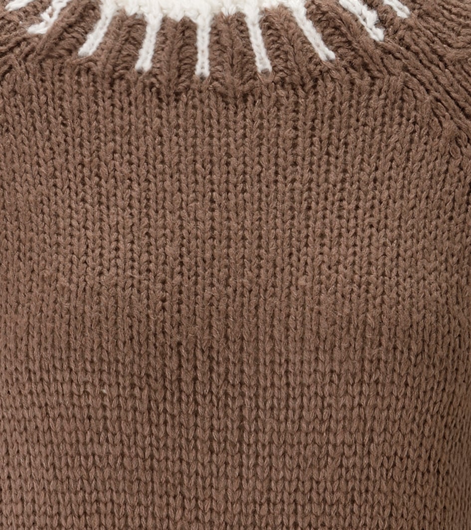 Aniston CASUAL Strickpullover, mit gemusterten Bündchen - NEUE KOLLEKTION