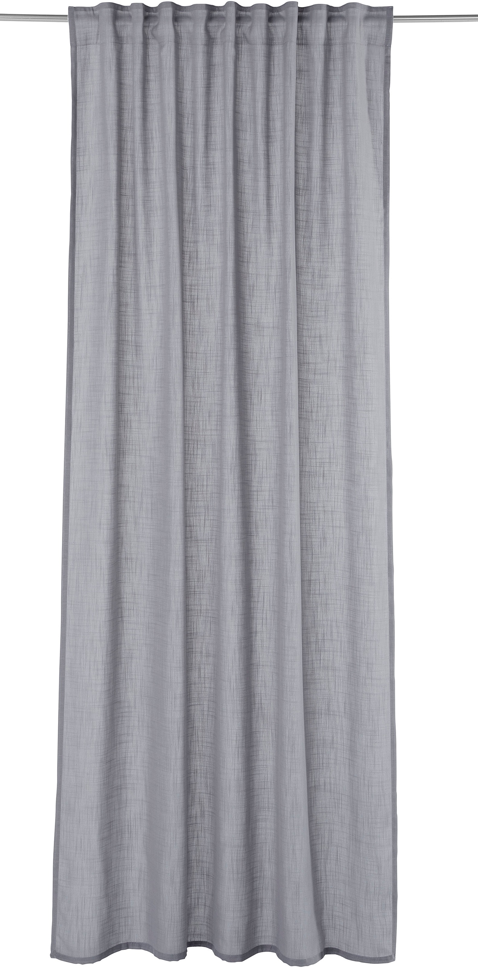 Home affaire Vorhang "Linsdorf" Multifunktionsband 1 Stk. tlg. Leinenstrukt günstig online kaufen