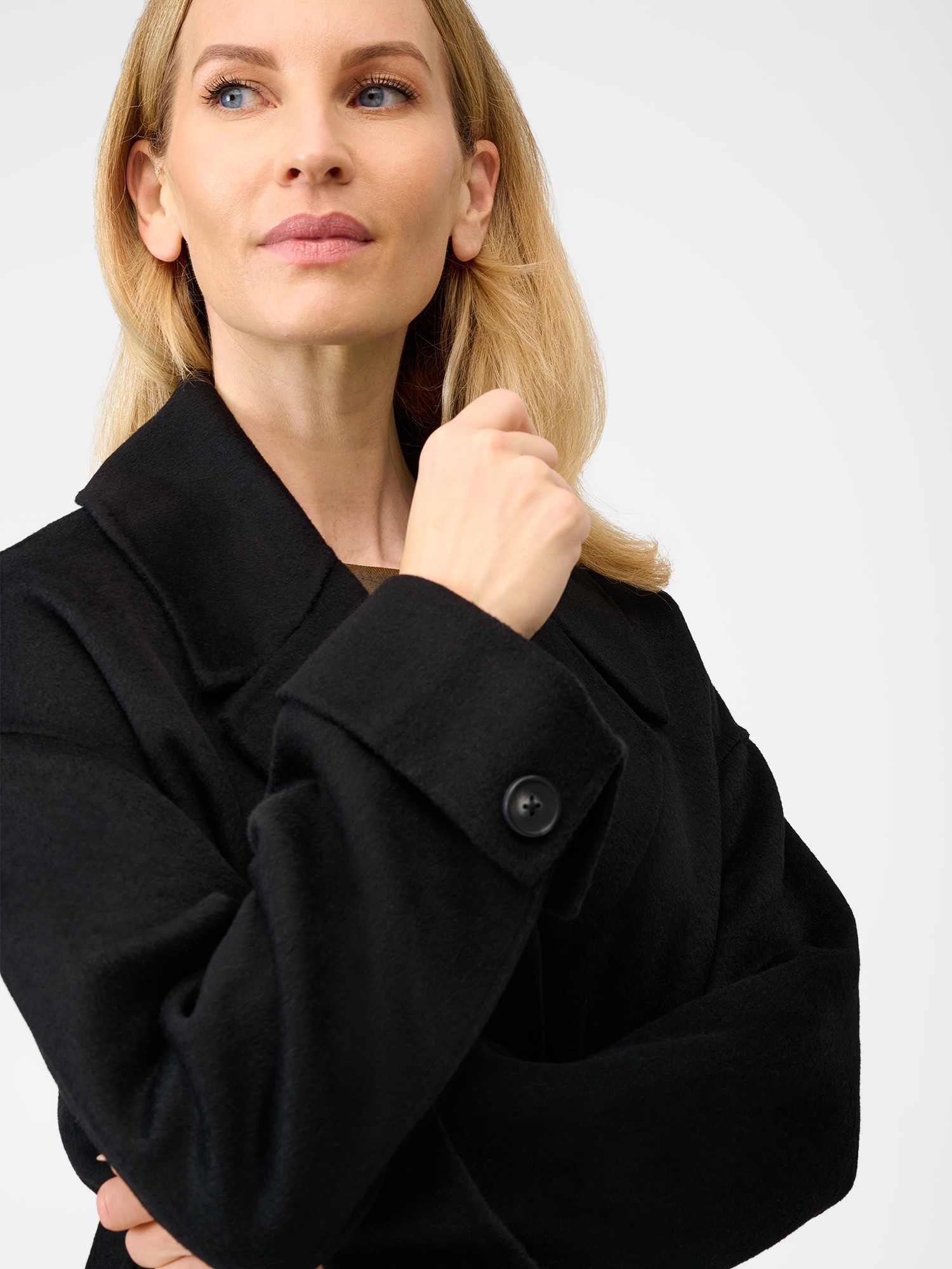 RICANO Wollmantel »Wollmantel Elodie« Handgefertigt, aus feinster Double-Face Wool