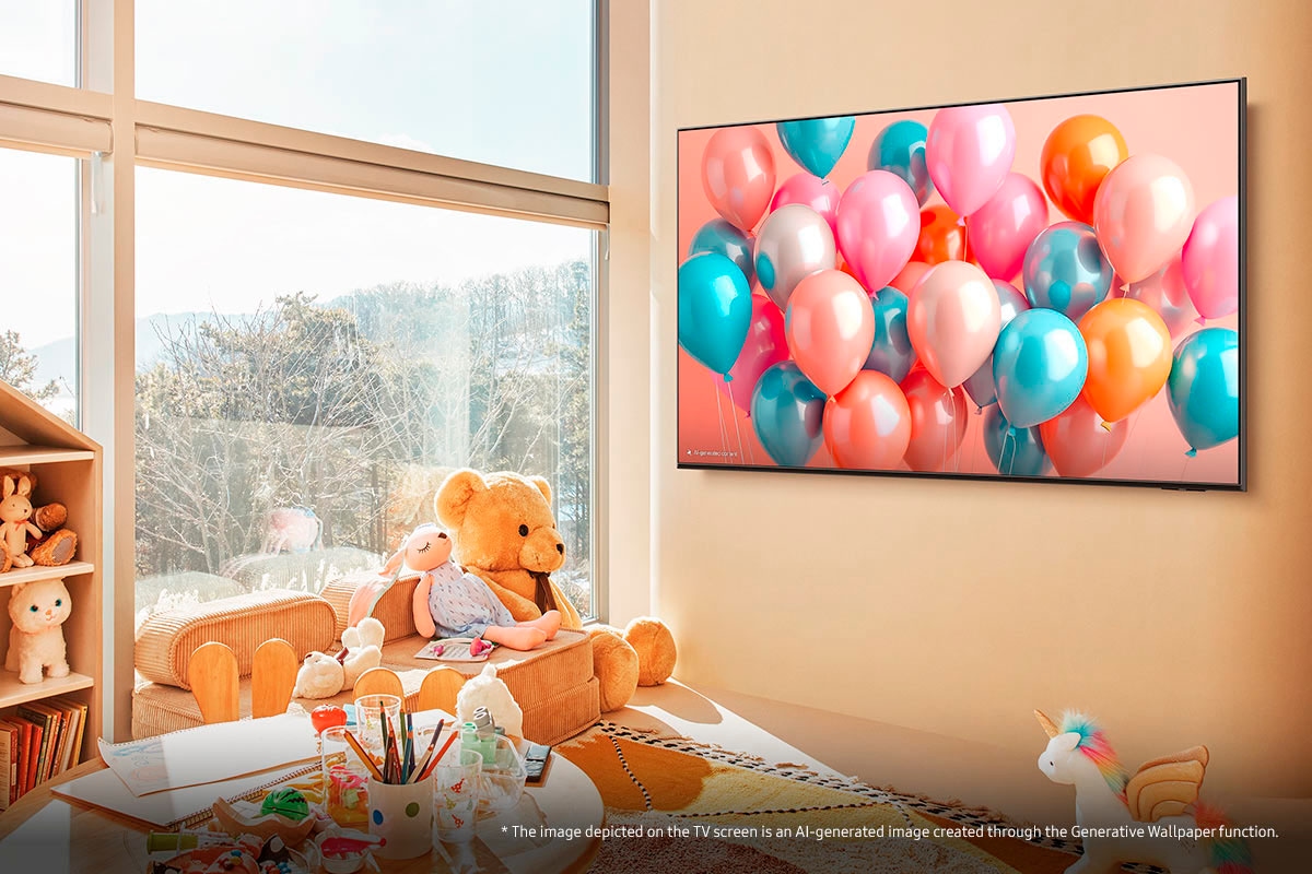 Samsung QLED-Fernseher »GQ43Q7FAAU«, 4K Ultra HD, Smart-TV, Quantum HDR, Knox Security, Art Store, 3D Sound, Gaming Hub, AI TV