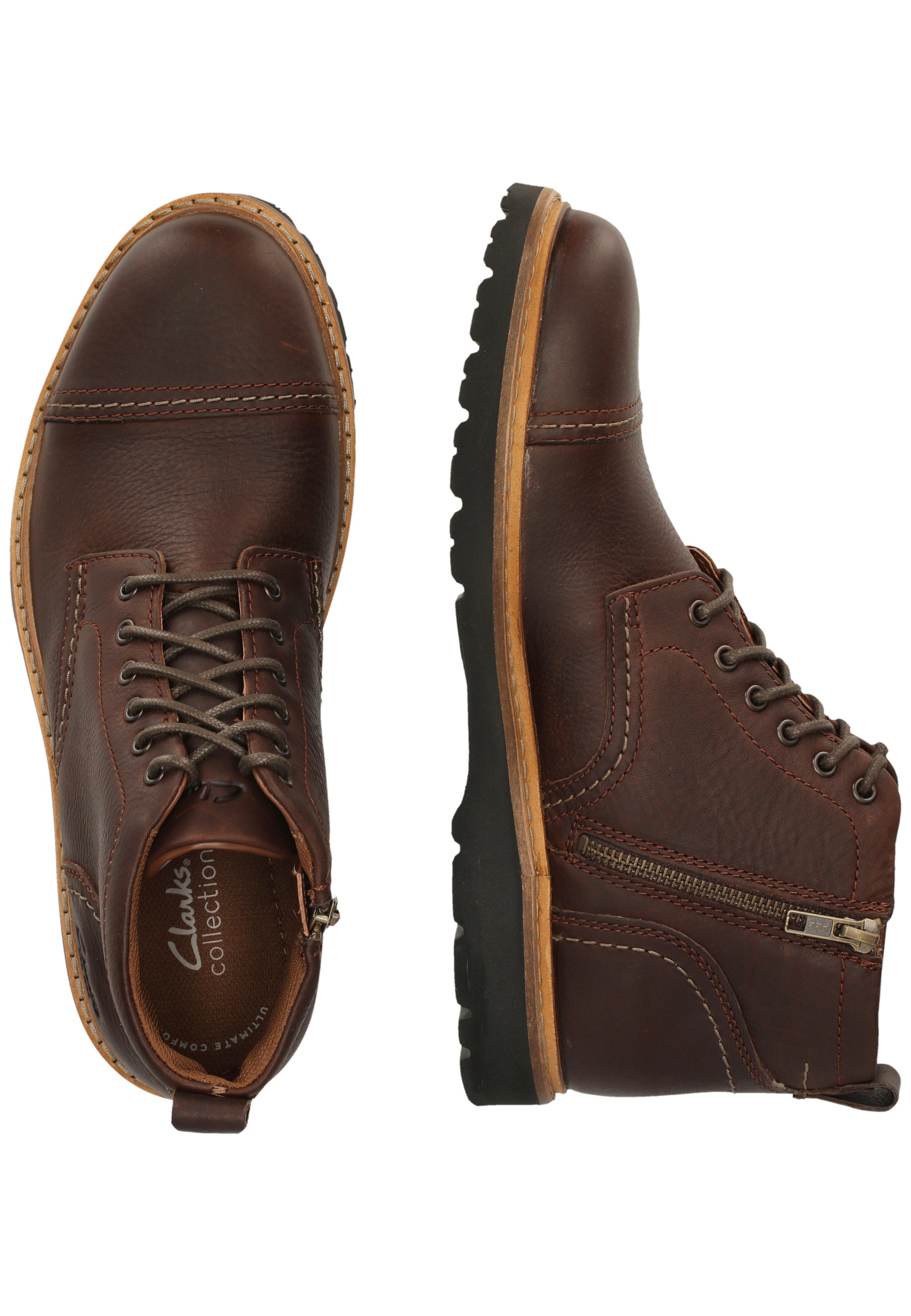 Clarks Stiefel »Weltridge Zip«  mit Zehenkappe
