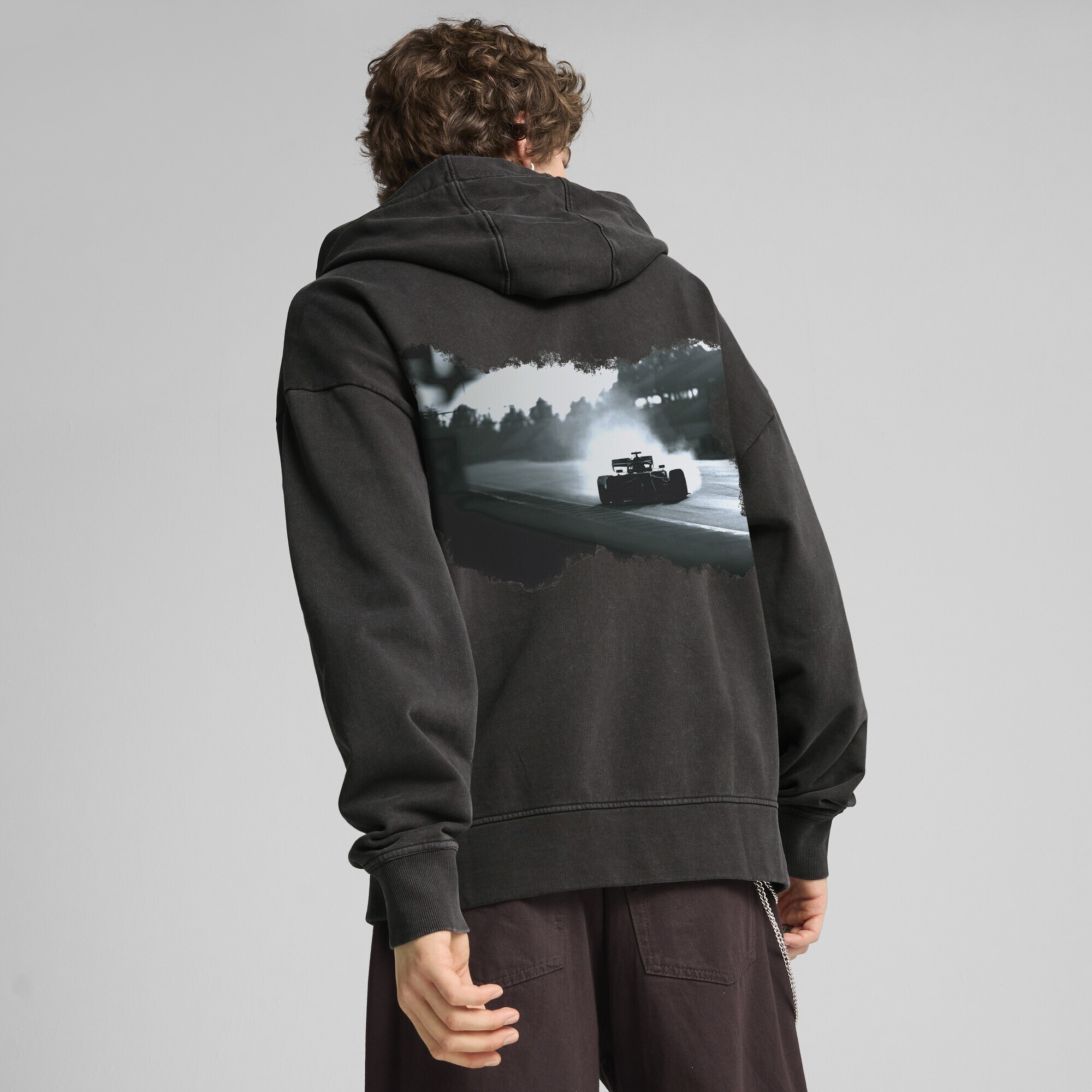 PUMA Sweatjacke »F1® Graphic Hoodie mit durchgehendem Reißverschluss Herren«