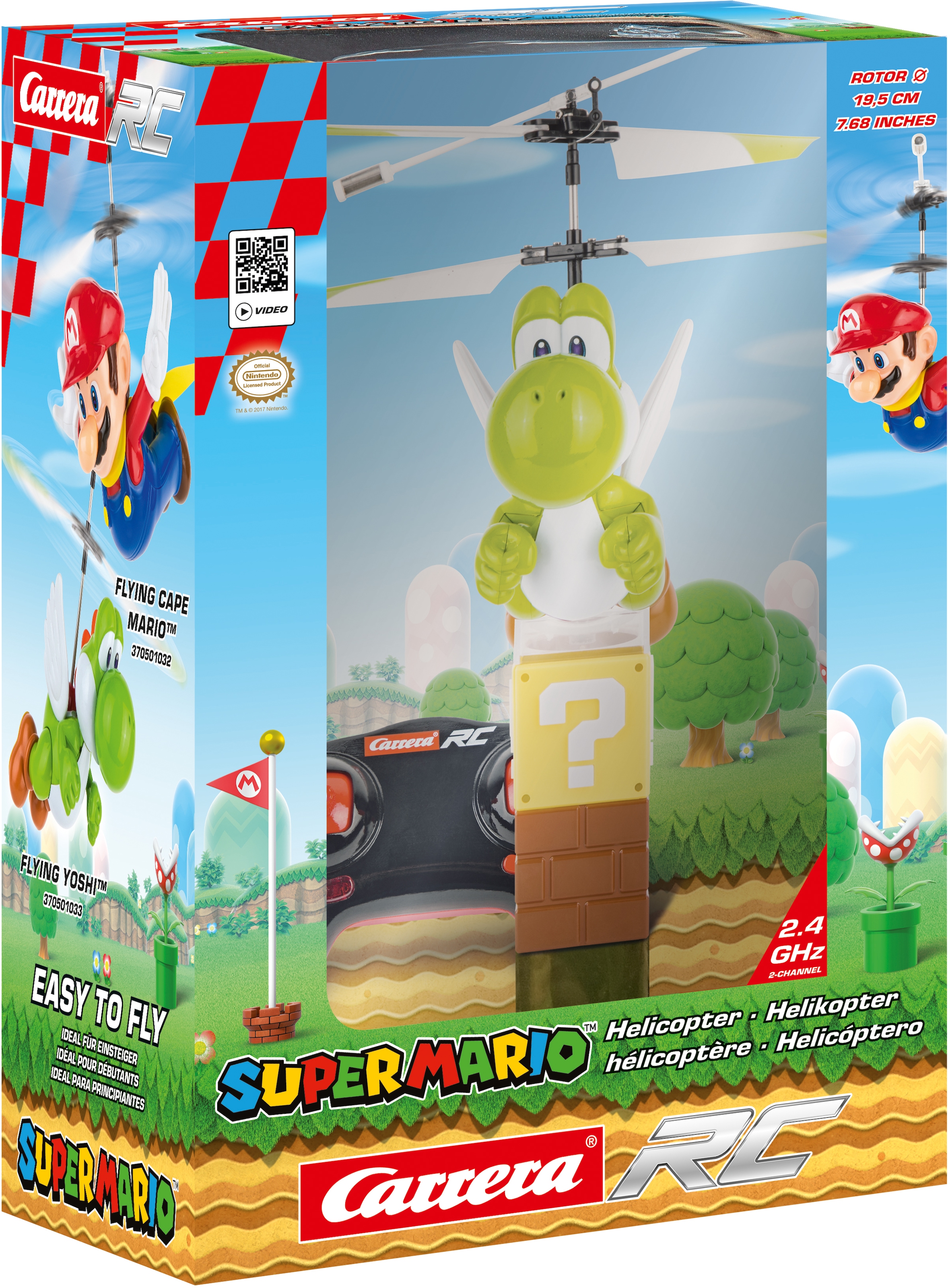 Carrera® RC-Helikopter »Carrera® RC Flieger Super Mario™, Flying Yoshi™«