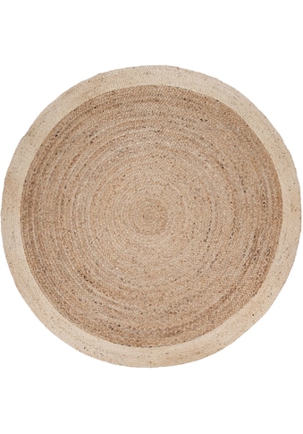 Paco Home Teppich »Viborg 594«, rund, 9 mm Höhe, 100% Naturfaser, handgearbeitet, mit... kaufen