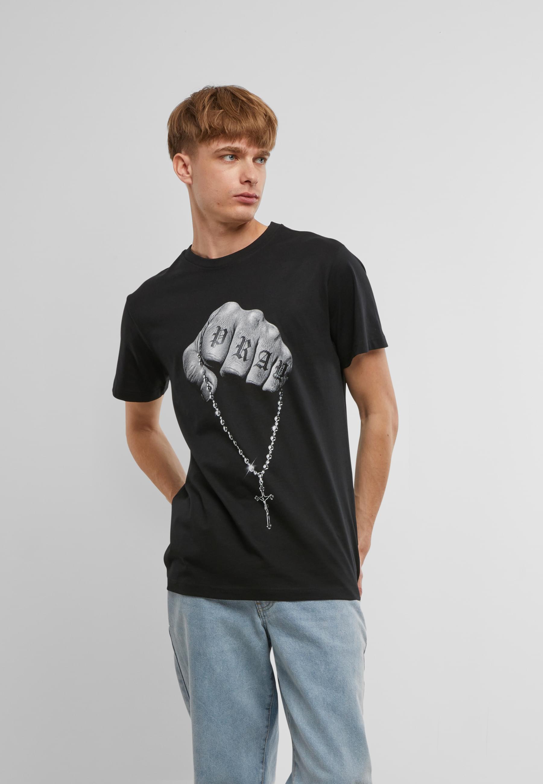 Thumbnail - MisterTee T-Shirt "MisterTee Faith Meets Strength Tee" 1 Stk.