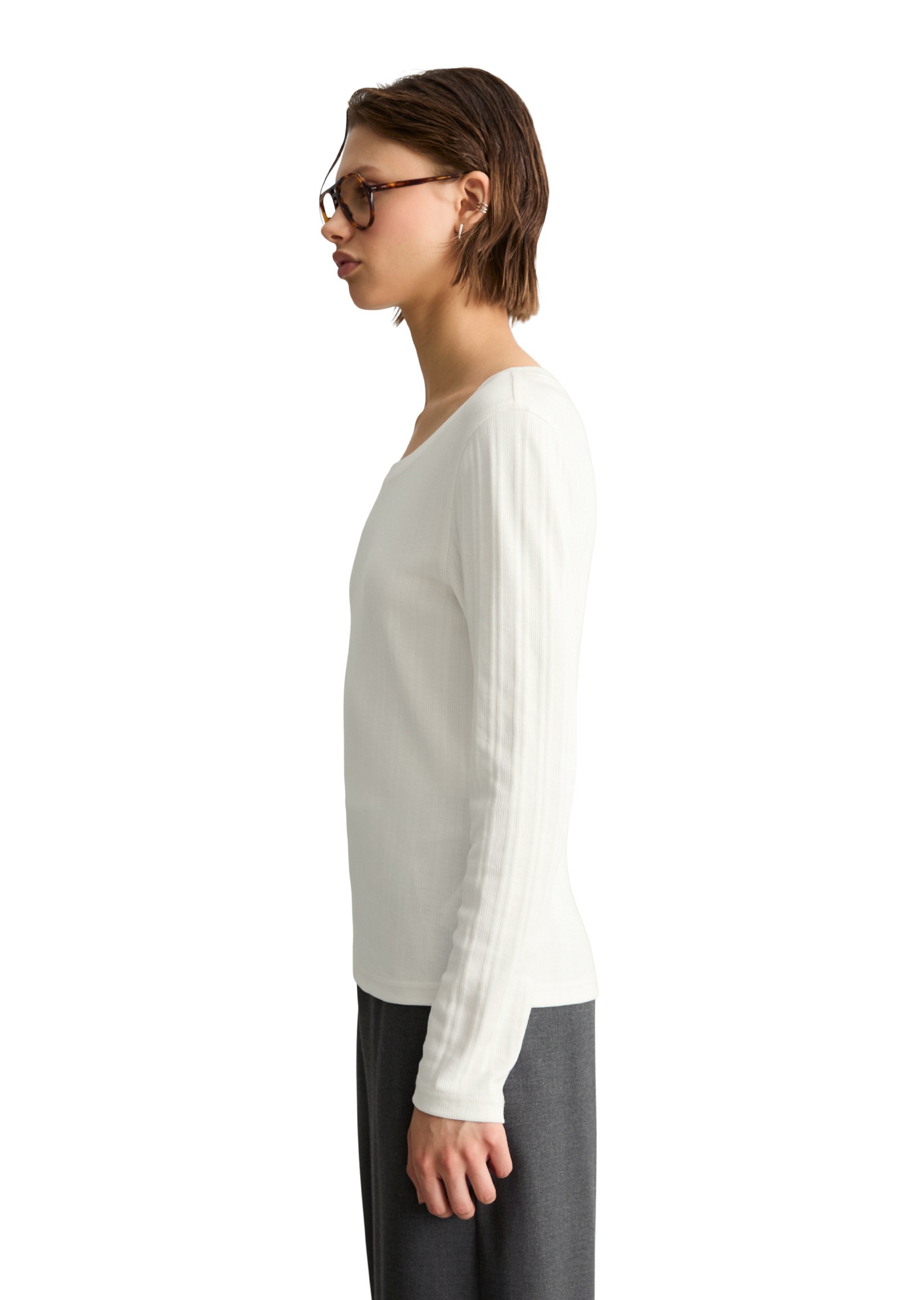 Marc O'Polo DENIM Langarmshirt »aus reiner Bio-Baumwolle«