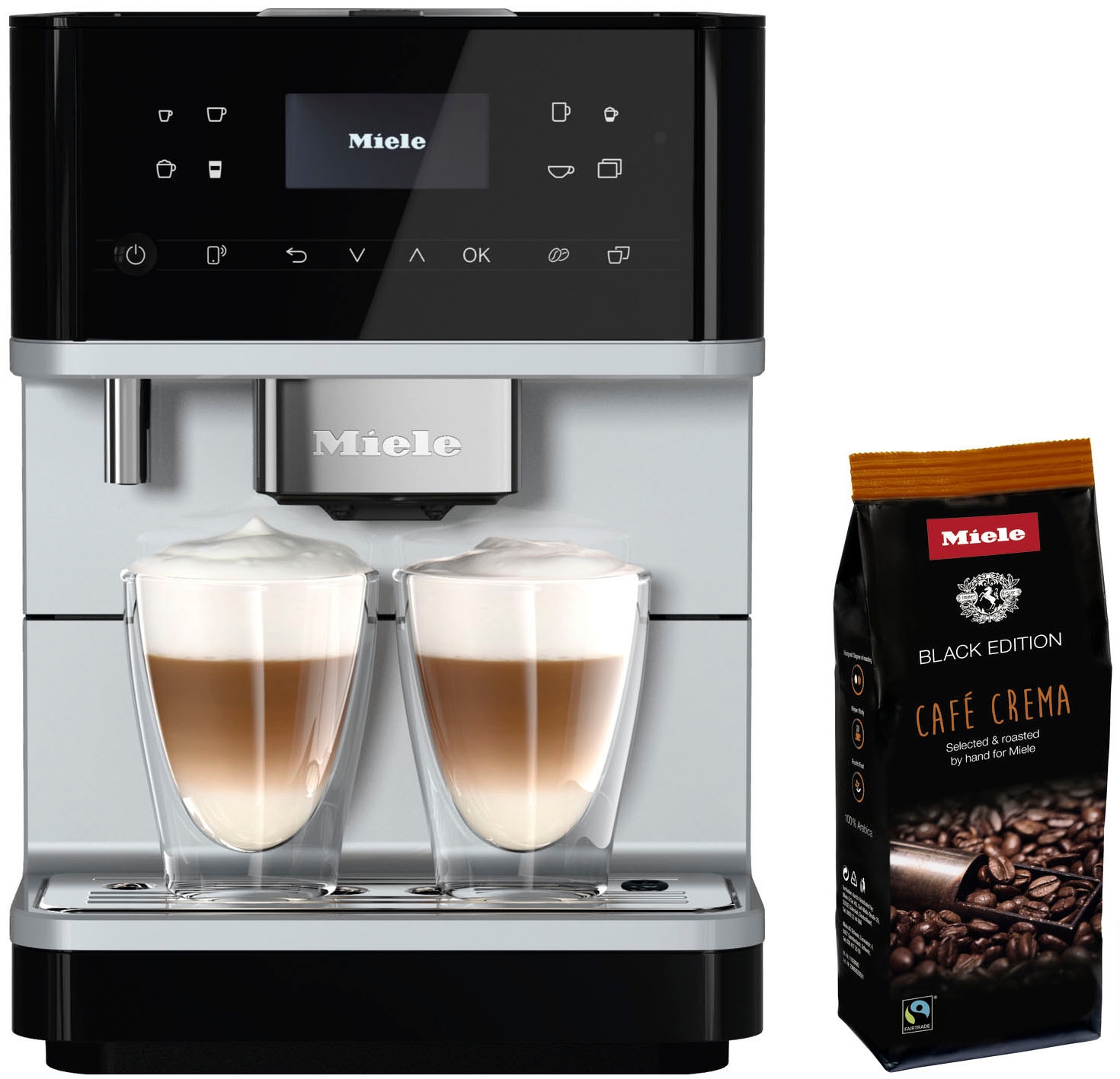 Miele Kaffeevollautomat »CM 6160, 4 von BAUR für Kaffeekannenfunktion, im | Wert Pflegeset UVP Gutschein Genießerprofile«, € 53,99