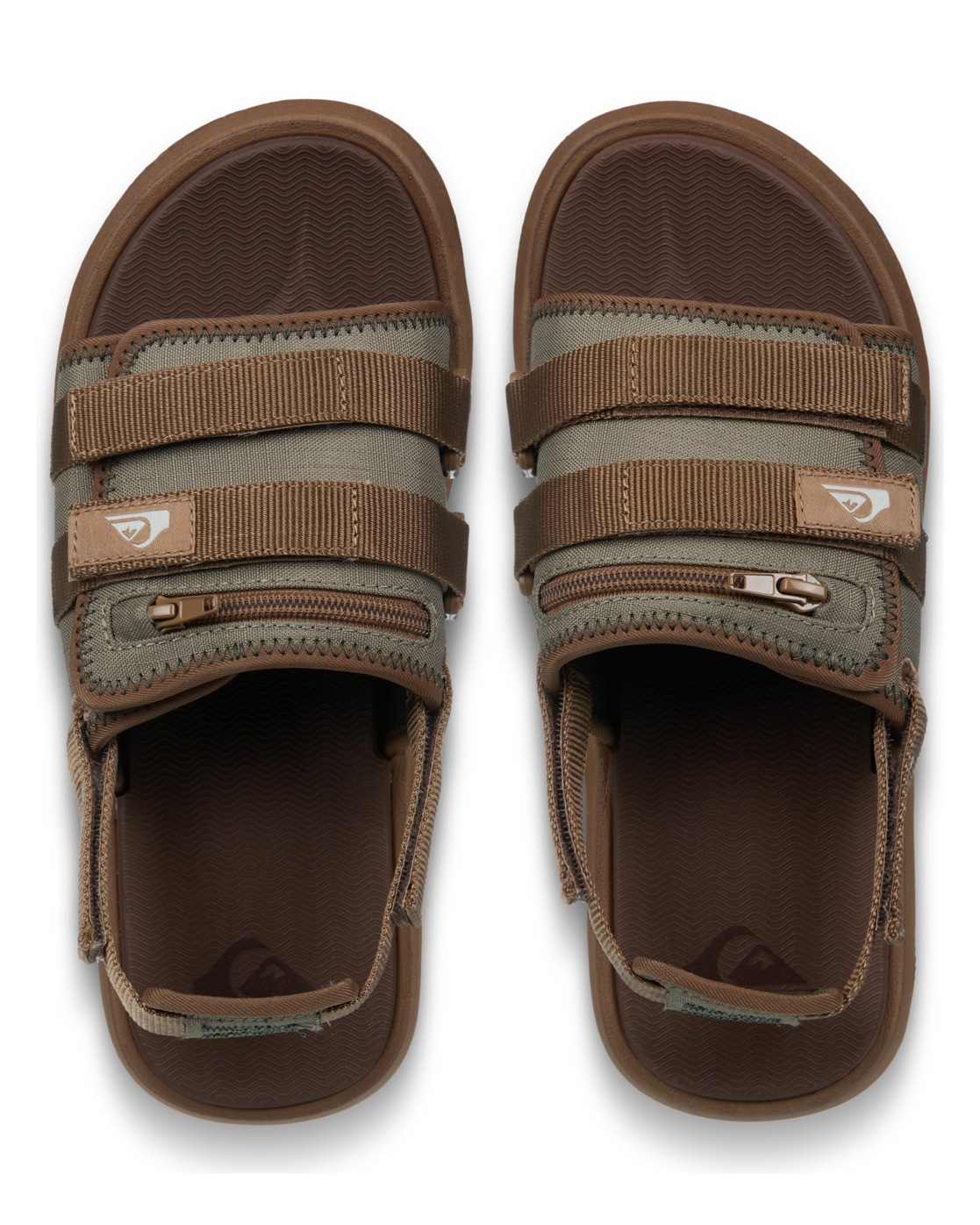 Sandale QUIKSILVER "Monkey Caged", Herren, Gr. 13(46), seneca rock, Obermaterial:Obermaterial: Textil / Außensohle: Gummi;, Schuhe Sandale 2