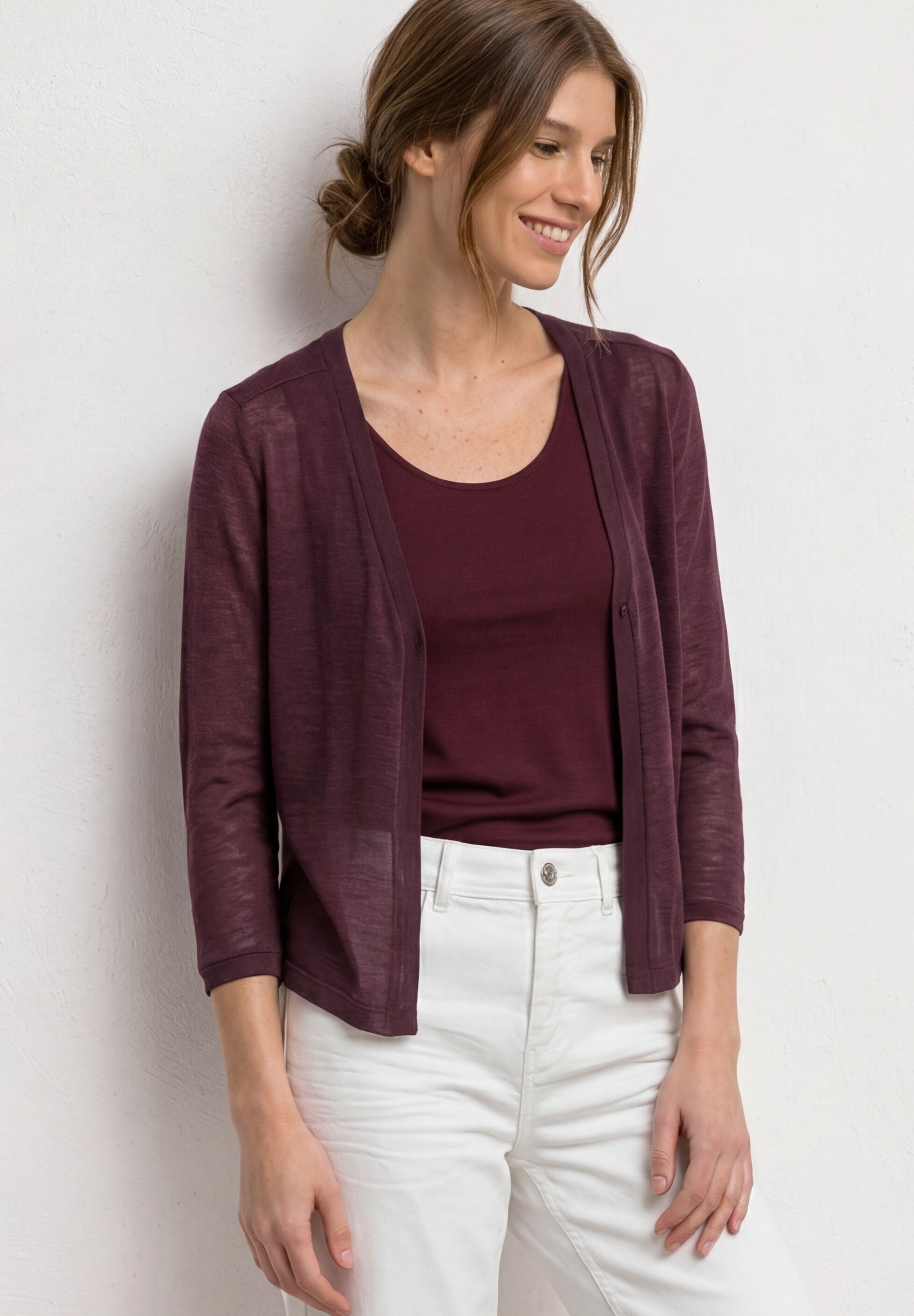 STREET ONE Cardigan mit 3/4 Ärmeln