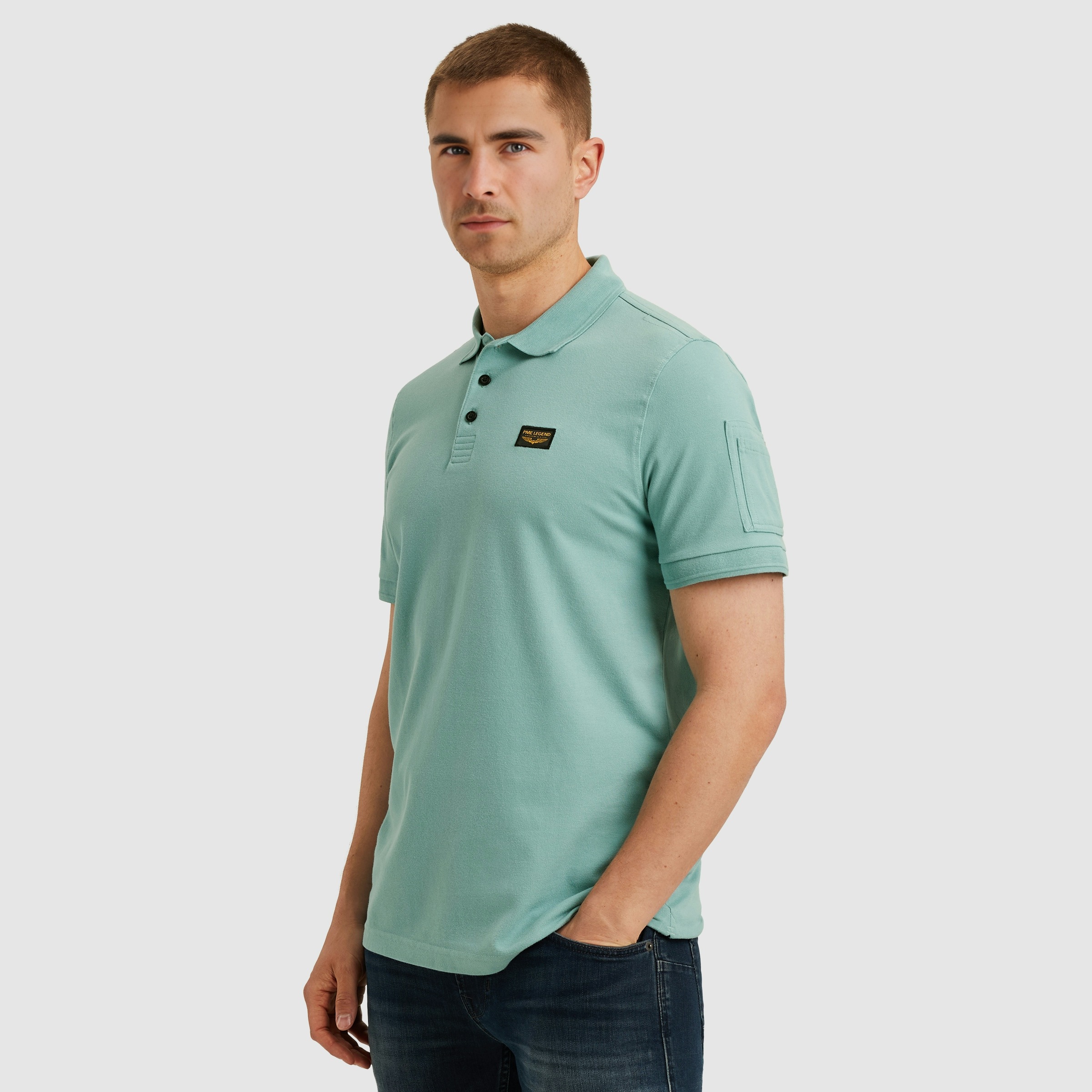 PME LEGEND Poloshirt, mit Logostickerei