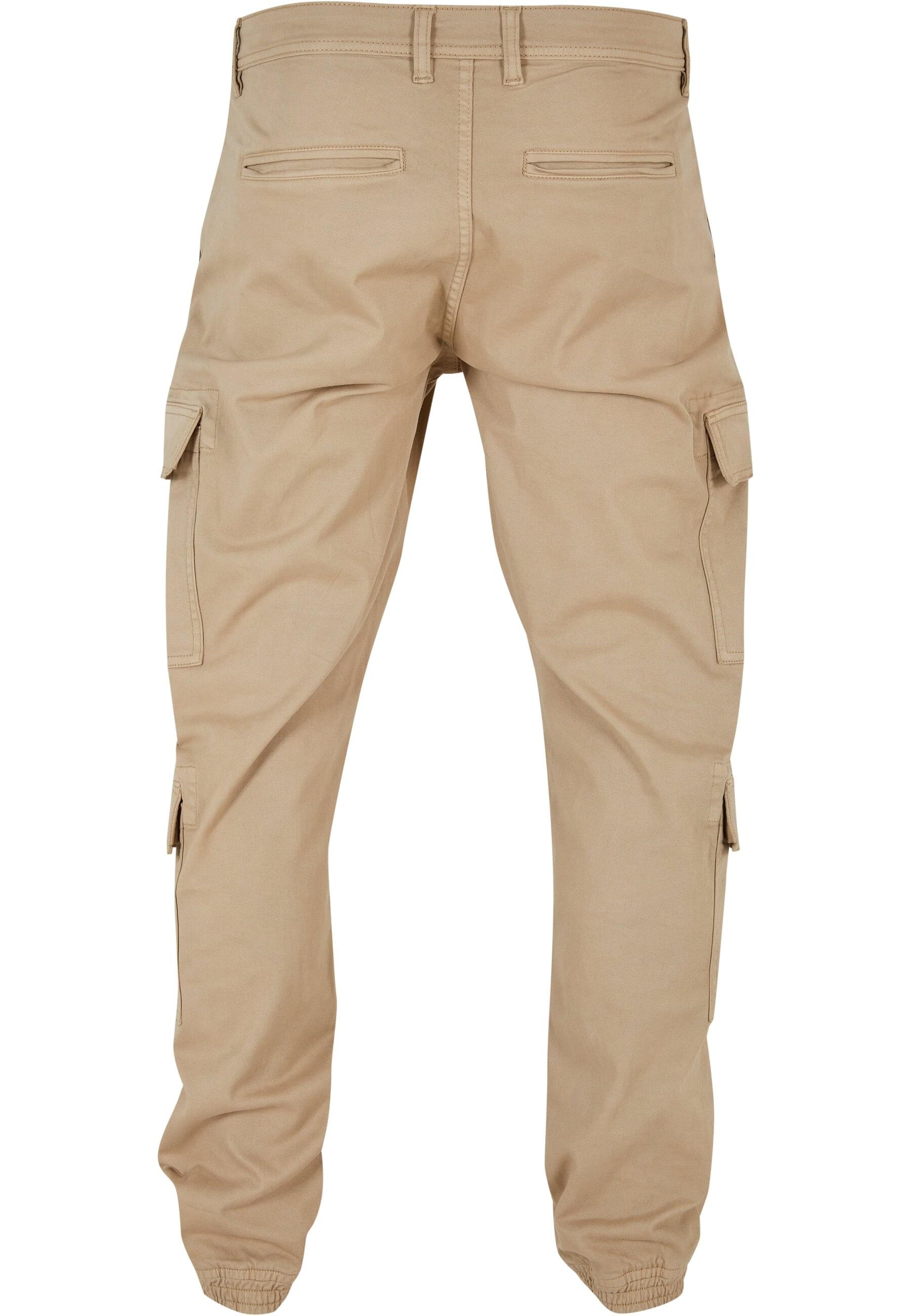 URBAN CLASSICS Stoffhose »Urban Classics Herren Double Cargo Twill Jogging Pants«, (1 tlg.)