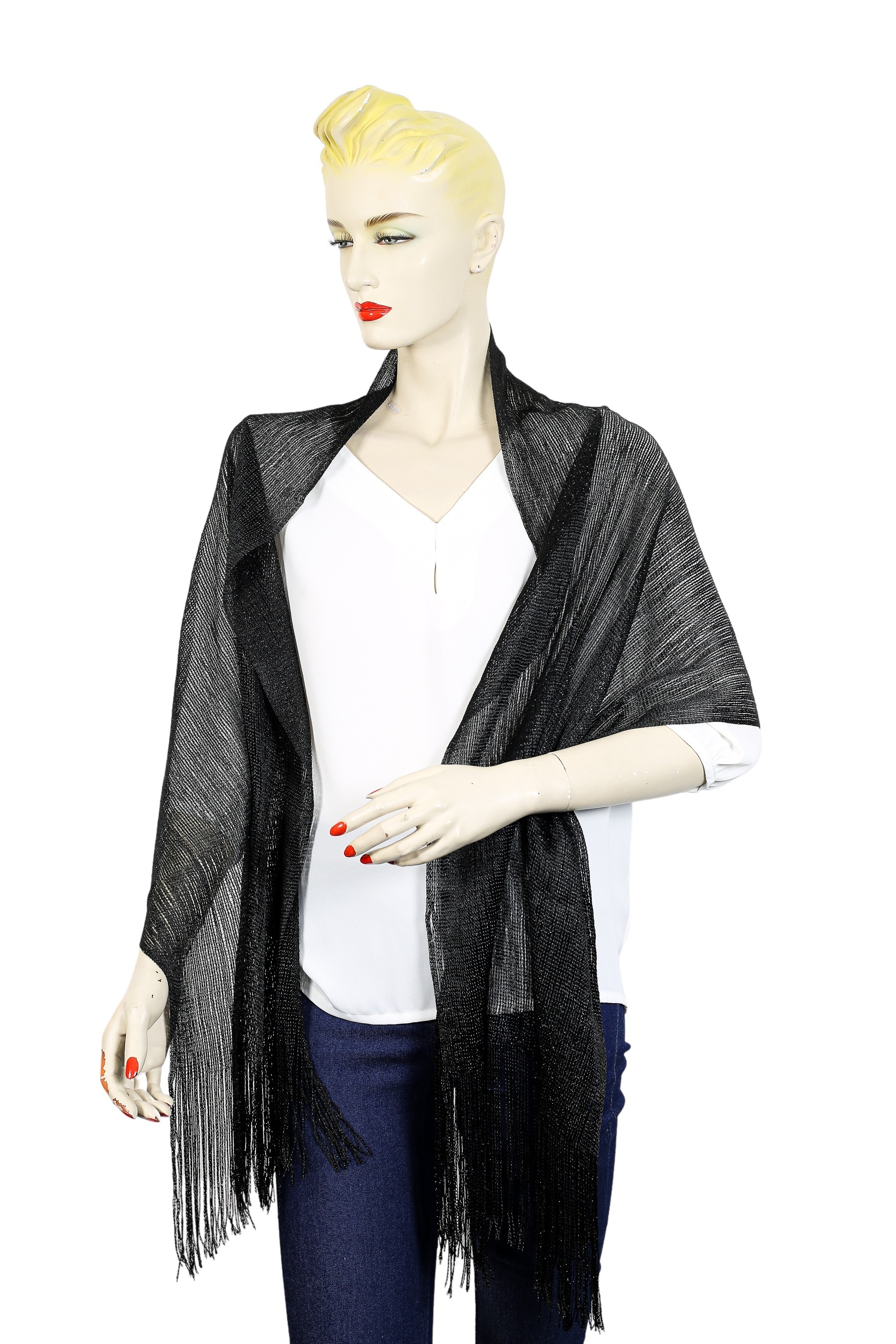 COLLEZIONE ALESSANDRO Modeschal »Mesh«, aus angenehm weichem Material