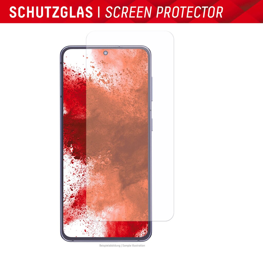 Displex Displayschutzglas »Real Glass + Case - Samsung Galaxy S23«, für Samsung Galaxy S23