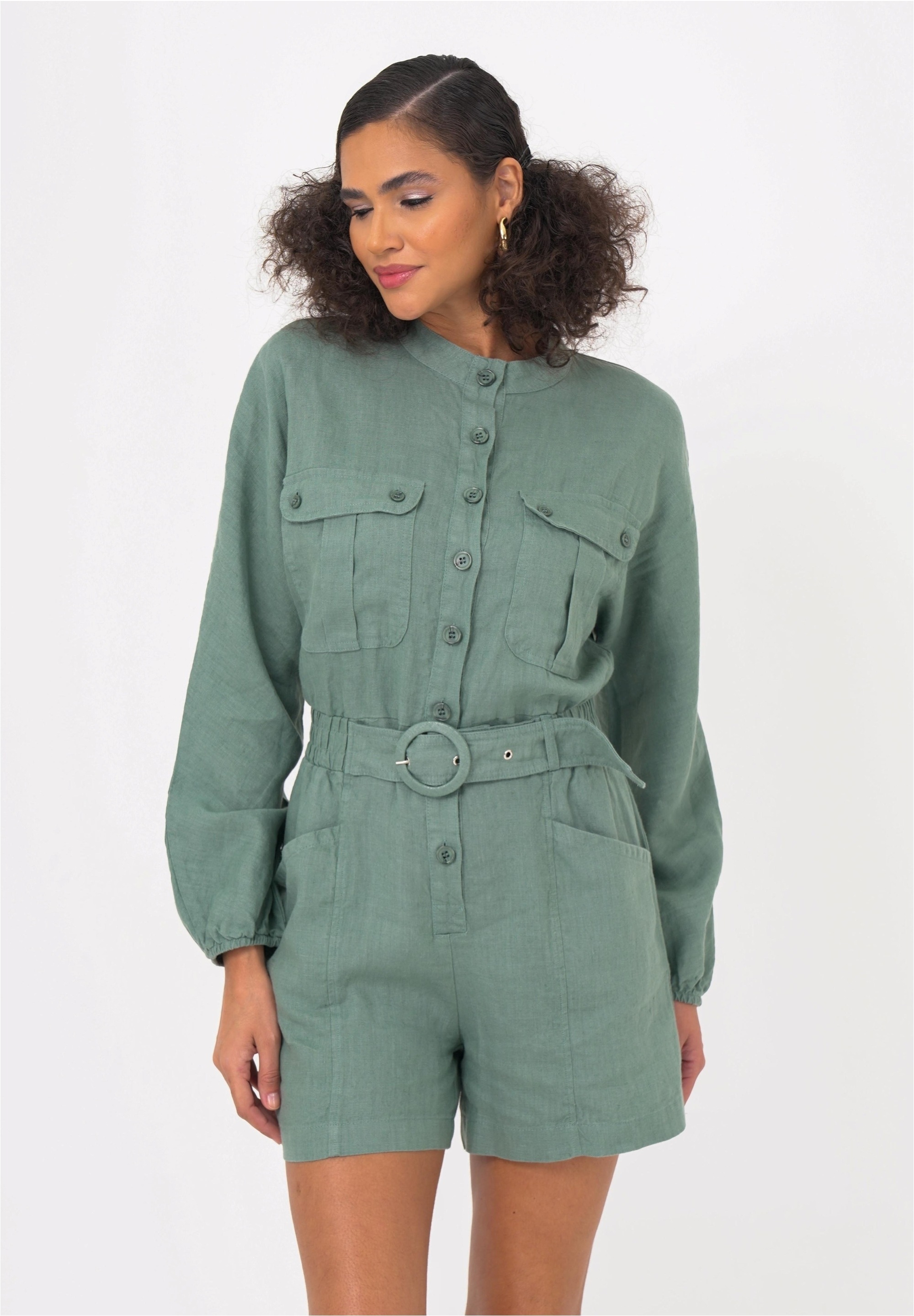 Thumbnail - freshlions Jumpsuit "Jade", im klassischen Design