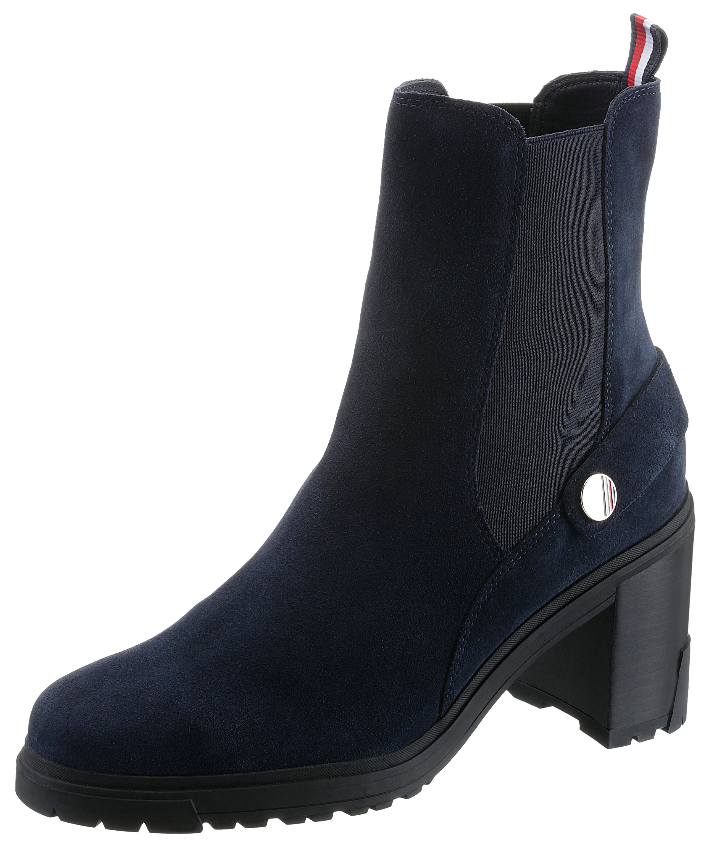 Tommy Hilfiger Chelseaboots "OUTDOOR HIGH HEEL BOOT", mit Zierriegel günstig online kaufen