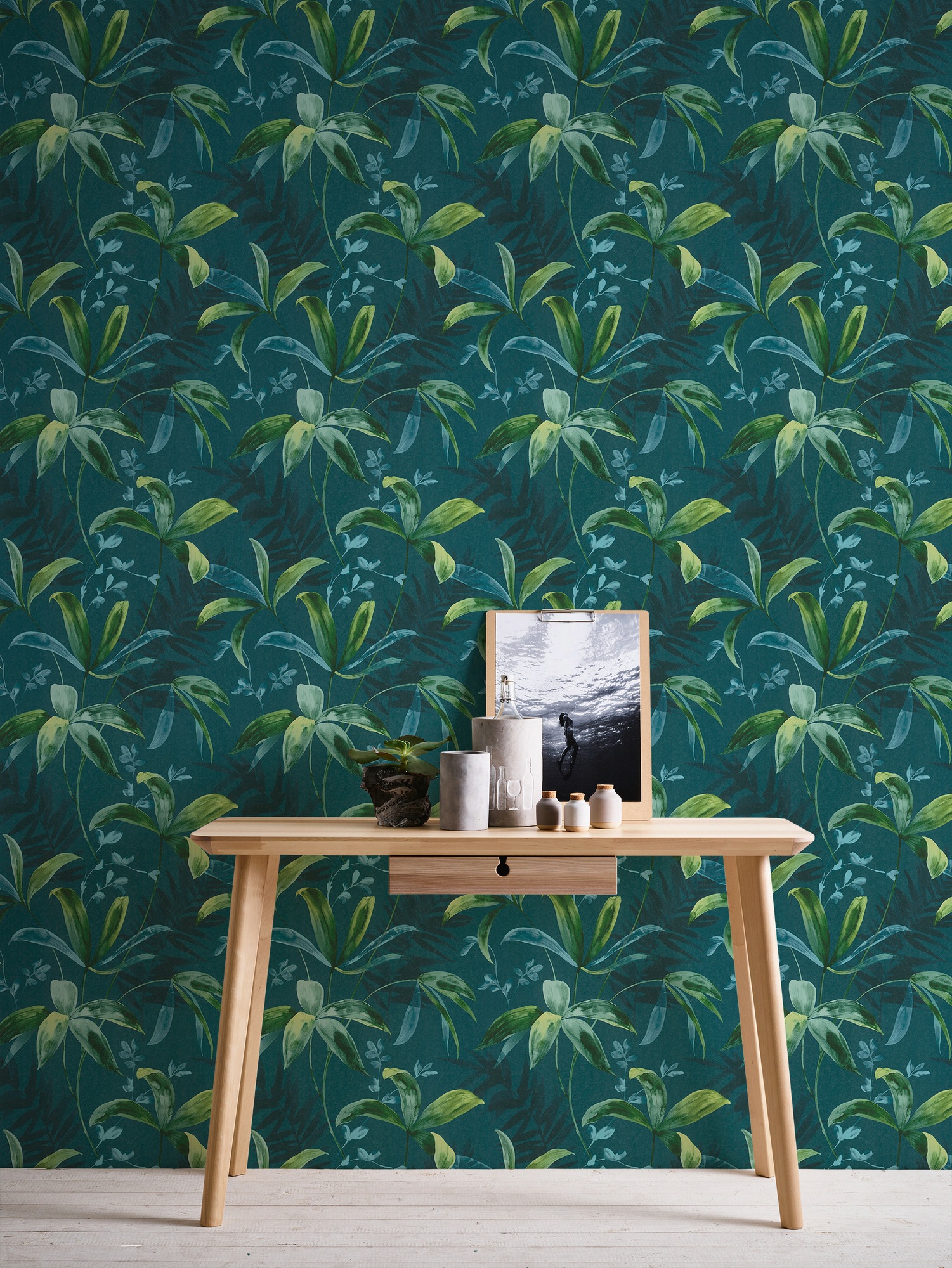 Architects Paper Vliestapete »Jungle Chic«, floral-botanisch-tropisch, Palmentapete Tapete Dschungel