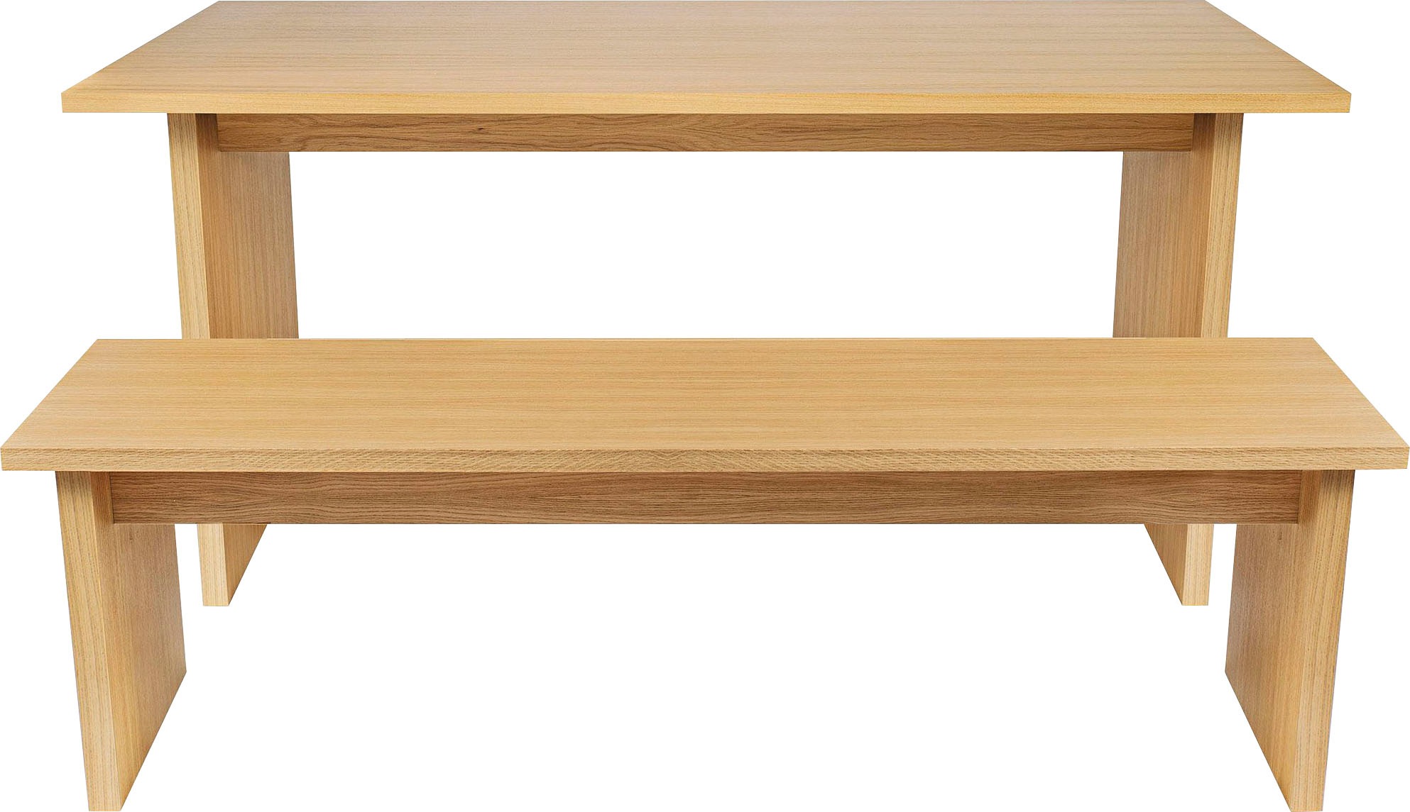 Woodman Esstisch "Stripe" Holzfurnier aus Eiche, FSC-zertifiziert günstig online kaufen