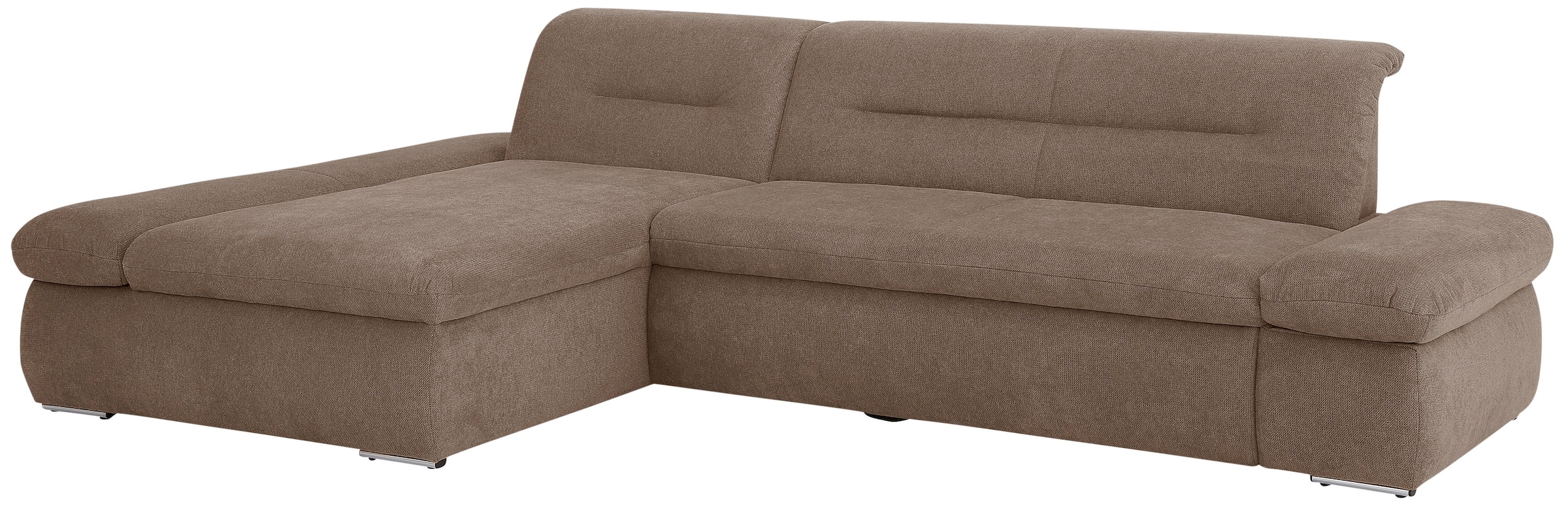 INOSIGN Ecksofa »Avesa L-Form«, Wahlweise mit Armteilvertsellung und Bettfunktion, B/T/H: 300/172/80cm