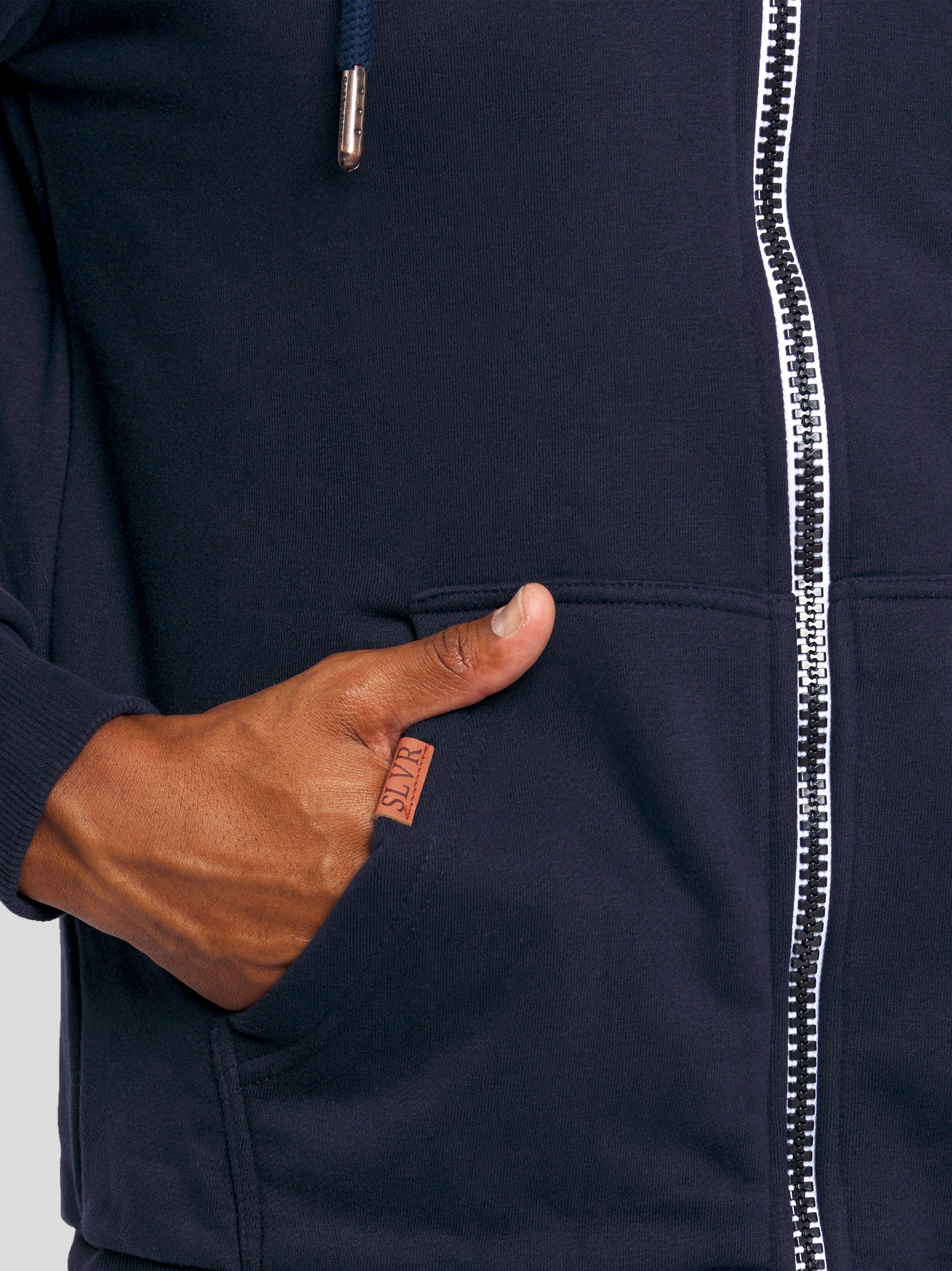 Alessandro Salvarini Sweatjacke »ASGeenio«, mit hohem Kragen
