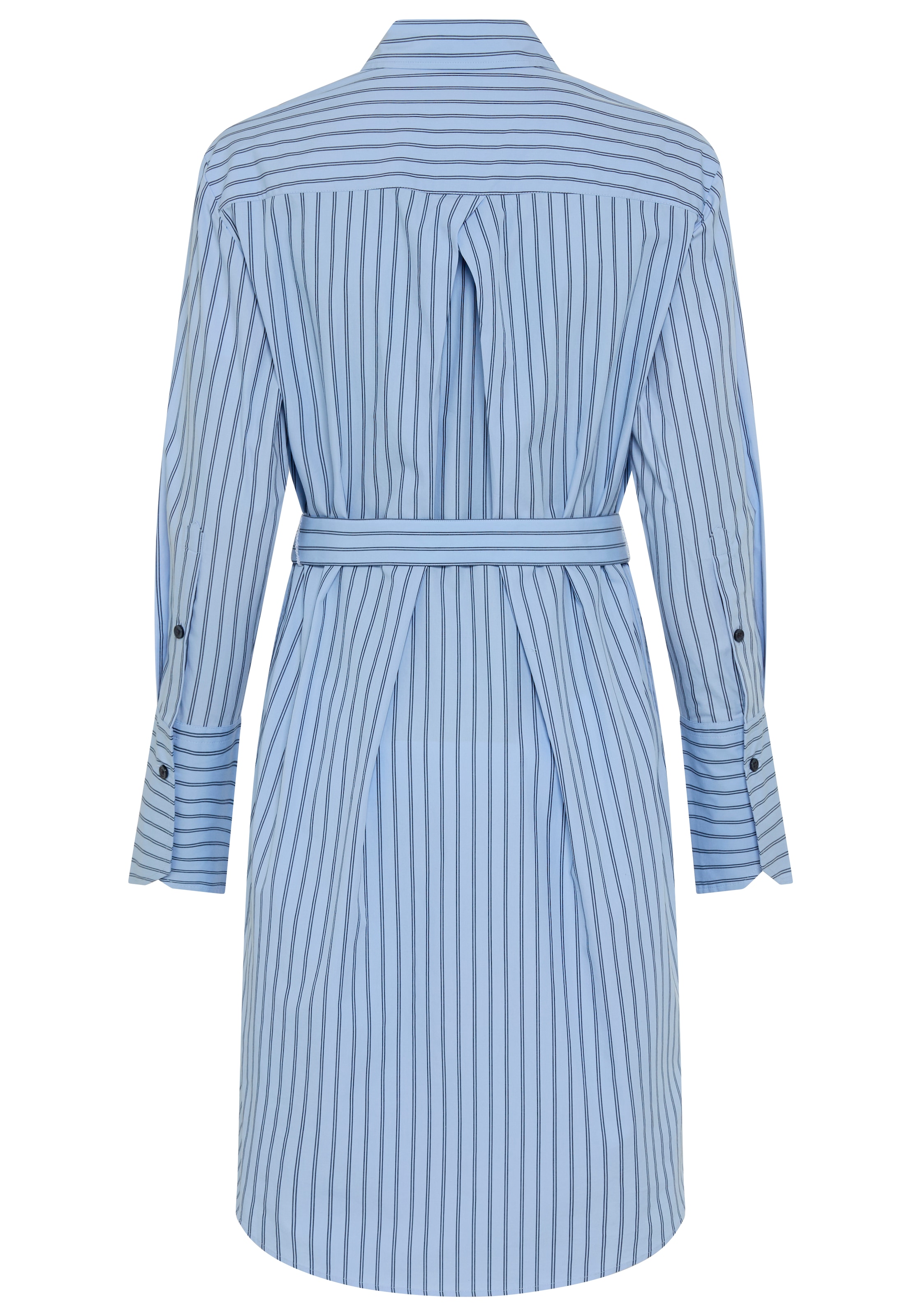 BOSS ORANGE Hemdblusenkleid »Delegant Premium Damenmode« mit Gürtel, Midi-Länge