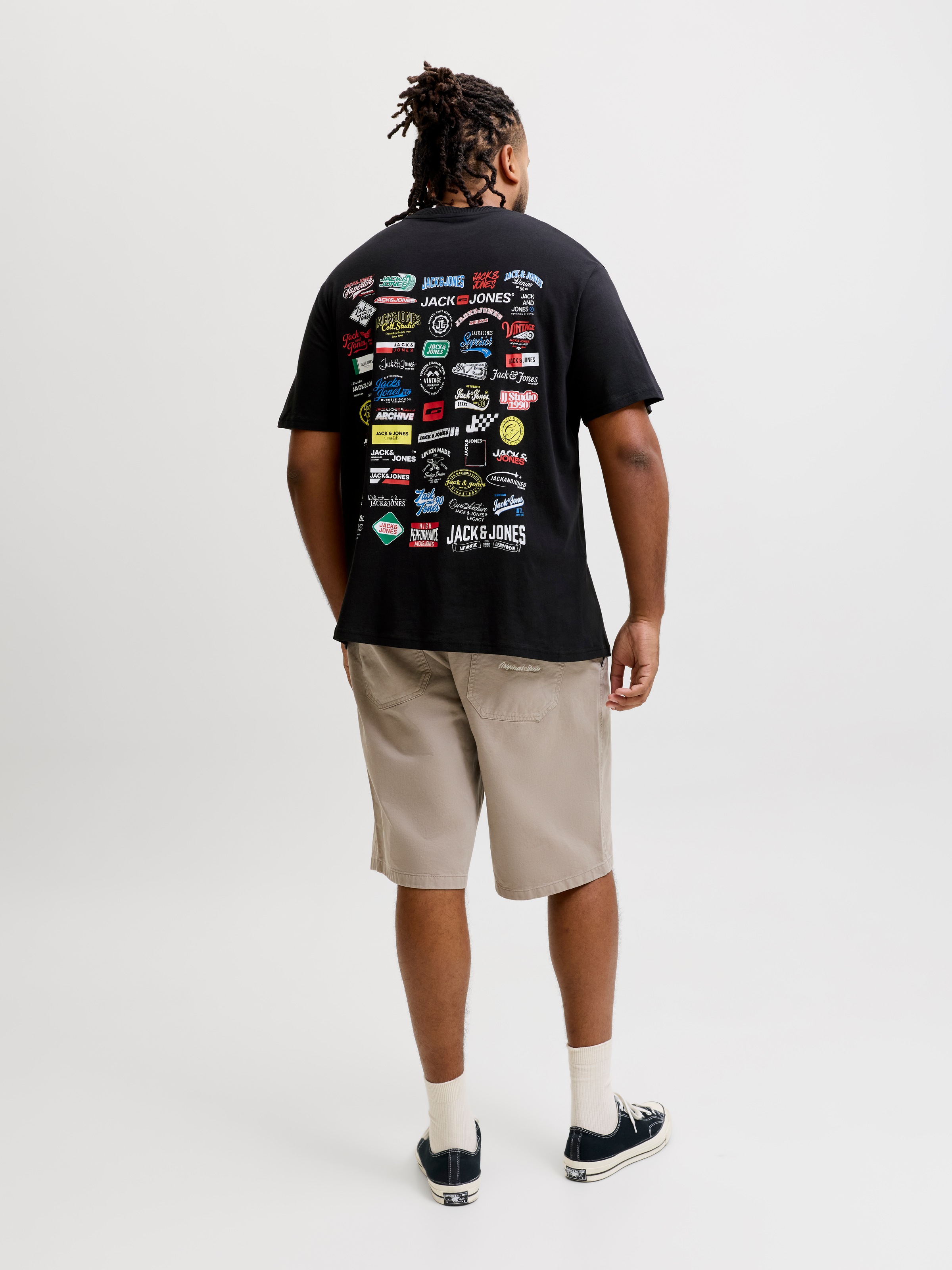 Jack & Jones PlusSize T-Shirt »JJLEGACY TEE SS CREW NECK PLS« Baumwolle, locker geschnitten