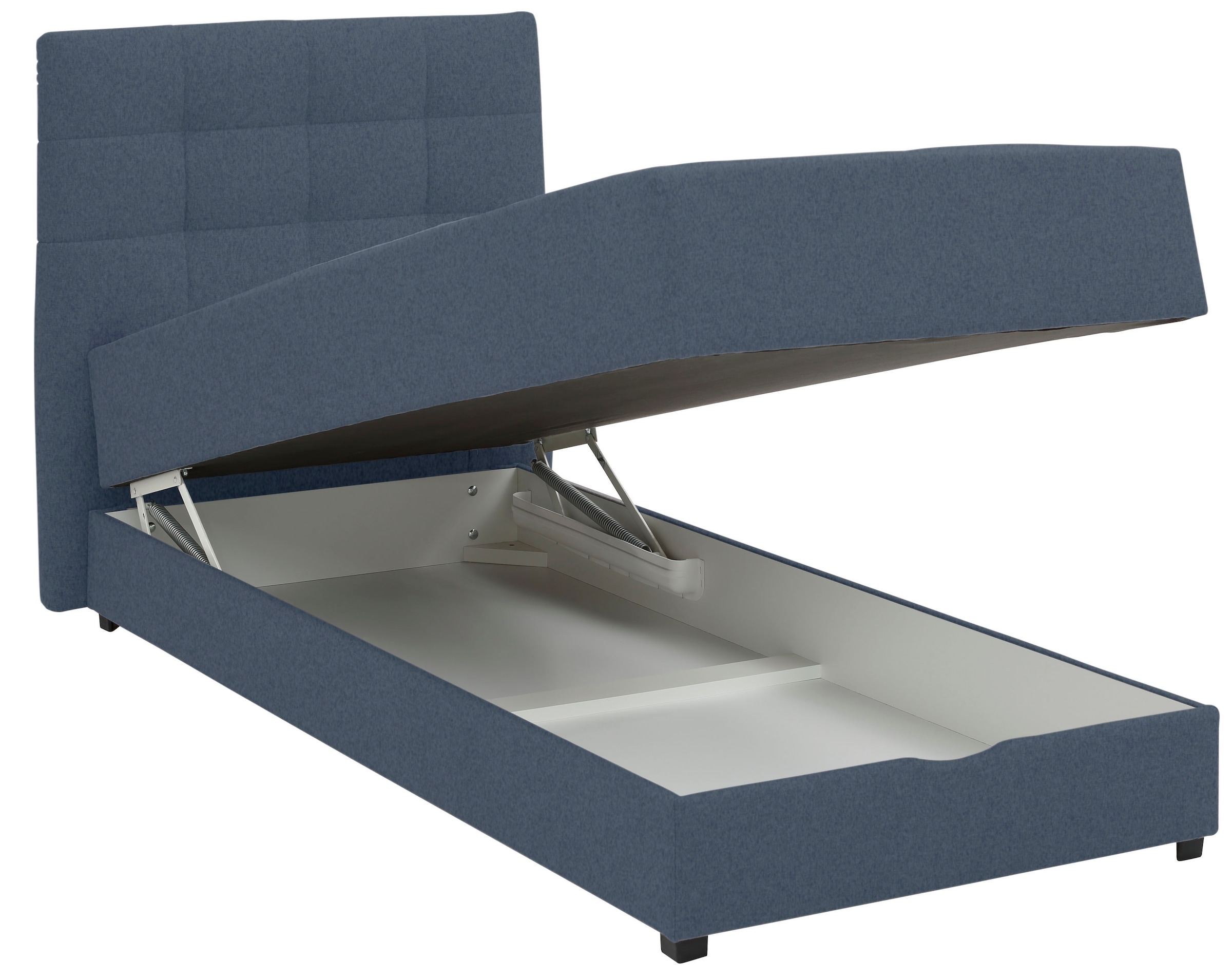 Lüttenhütt Boxbett »Mieke« incl. Bettkasten und Topper, Bezug imprägniert, 2 Breiten