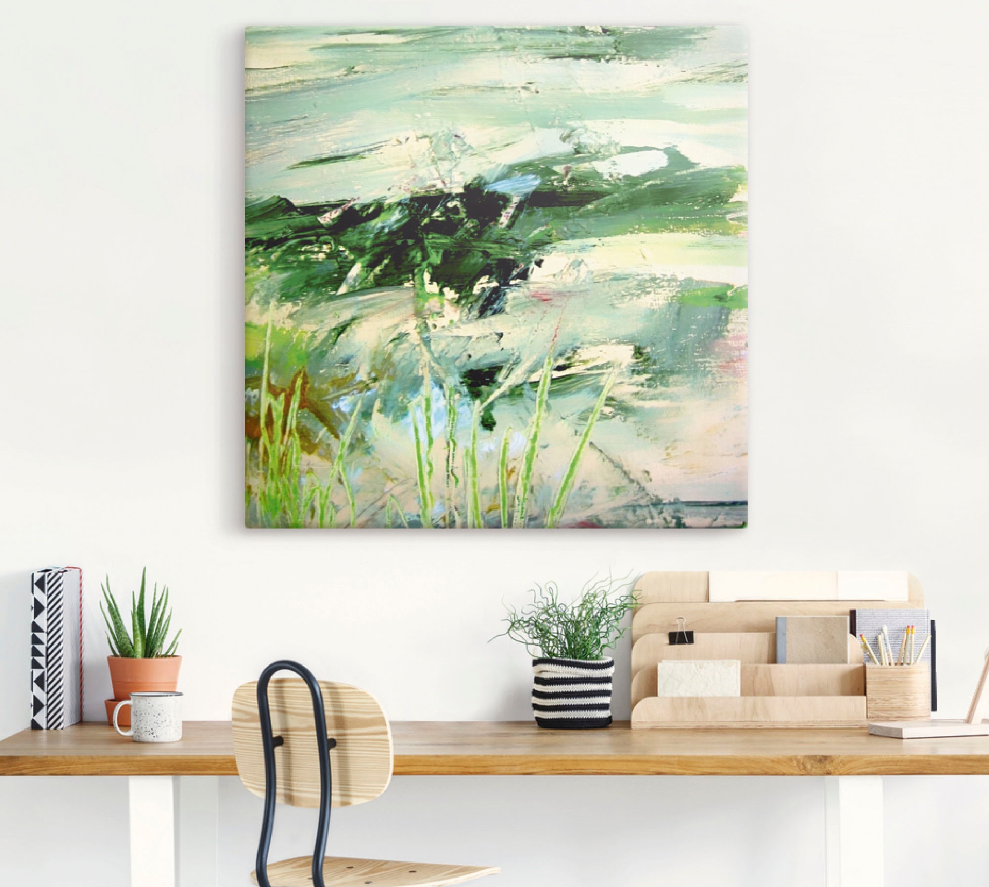 Artland Leinwandbild »Kunst Natur«, Gegenstandslos, (1 St.), auf Keilrahmen gespannt
