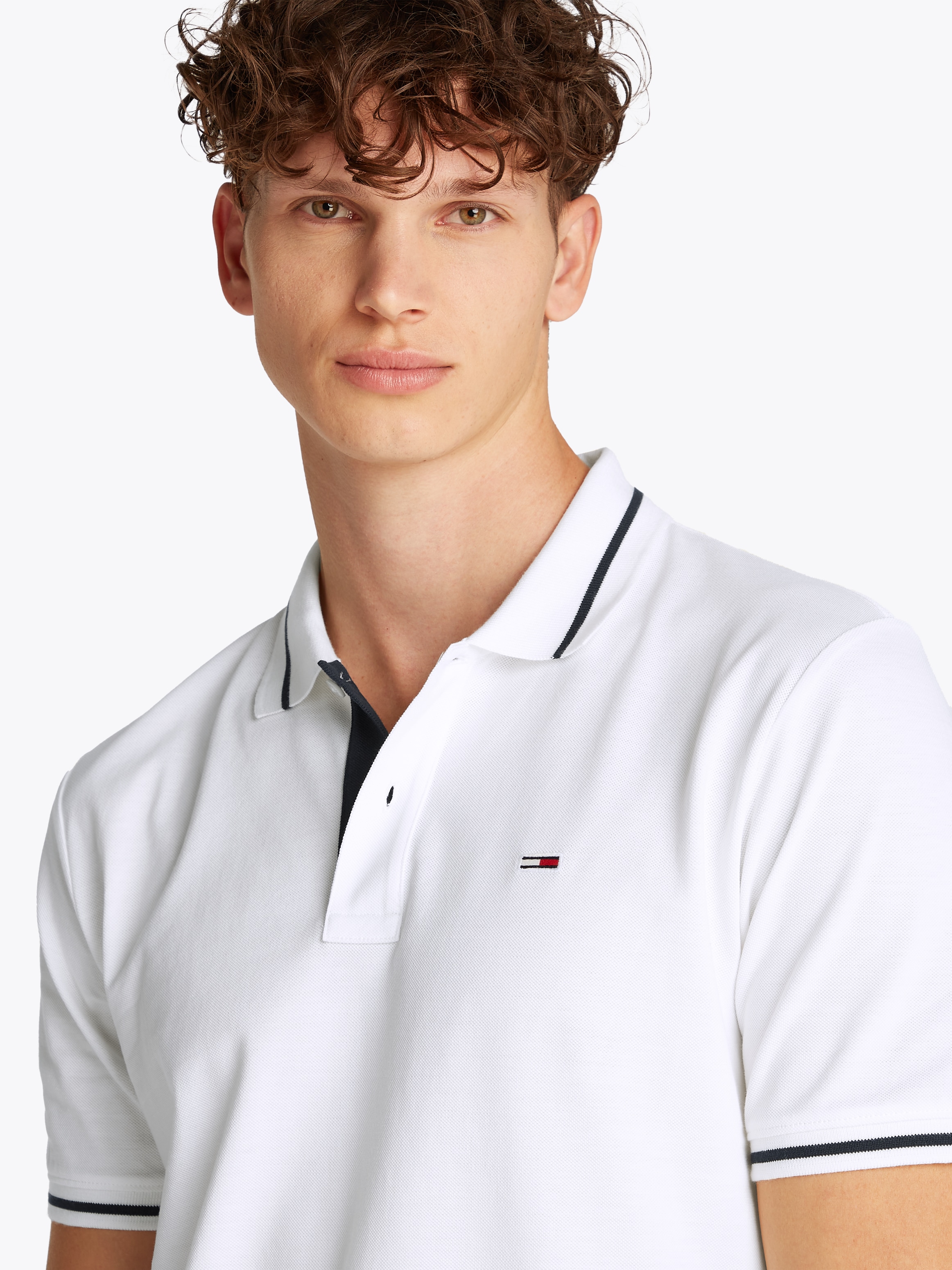 Tommy Jeans Poloshirt »TJM REG TIPPED POLO«, mit Streifendetails