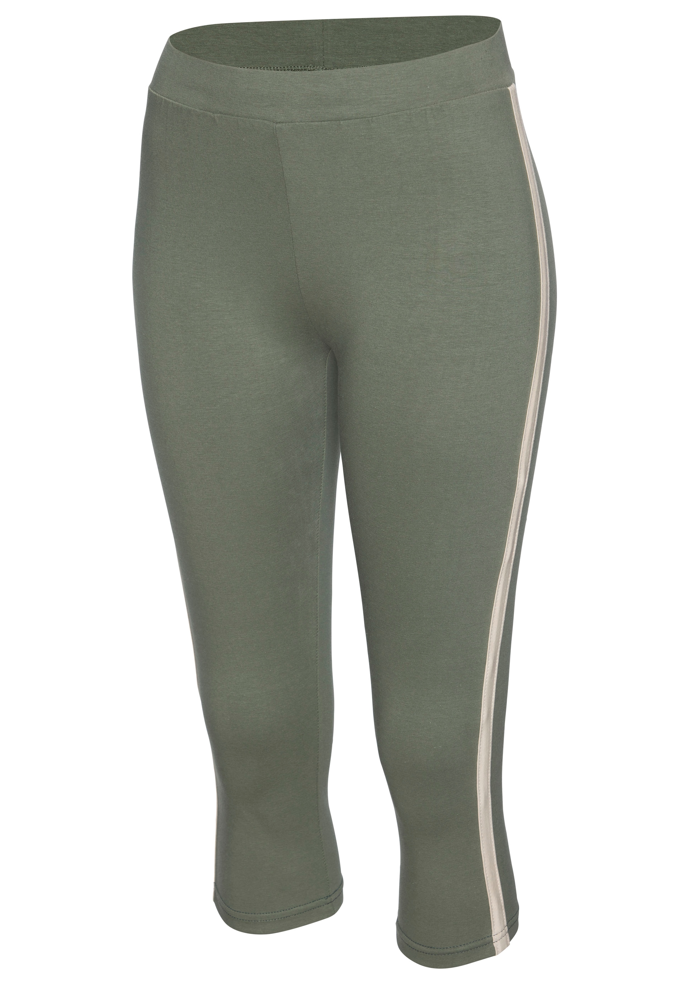 H.I.S Caprileggings, mit schmalen Seitenstreifen