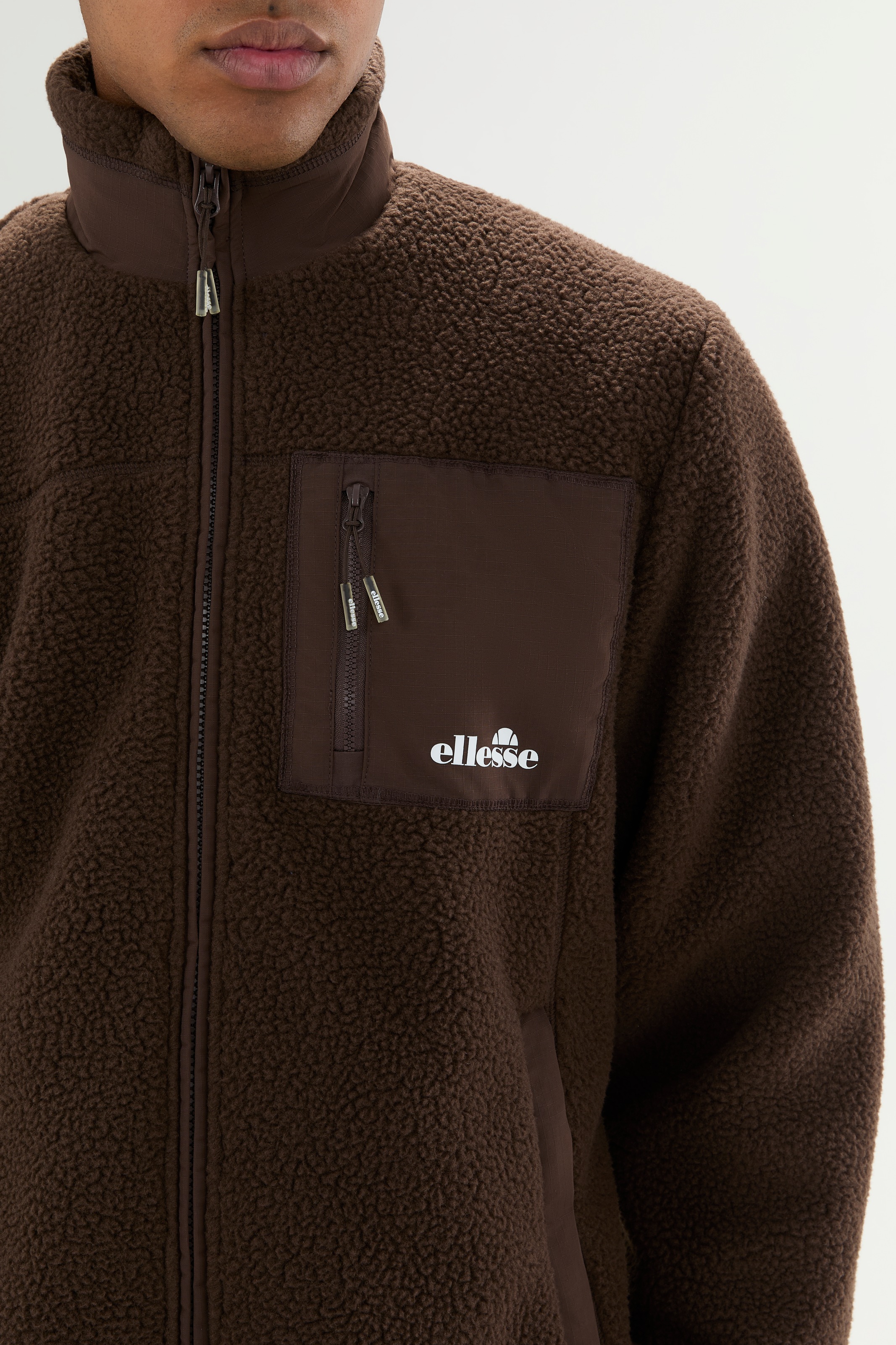 Ellesse Fleecejacke »ZERANO 2 FZ JACKET« mit Reißverschluss, normale Länge, aus Polyester