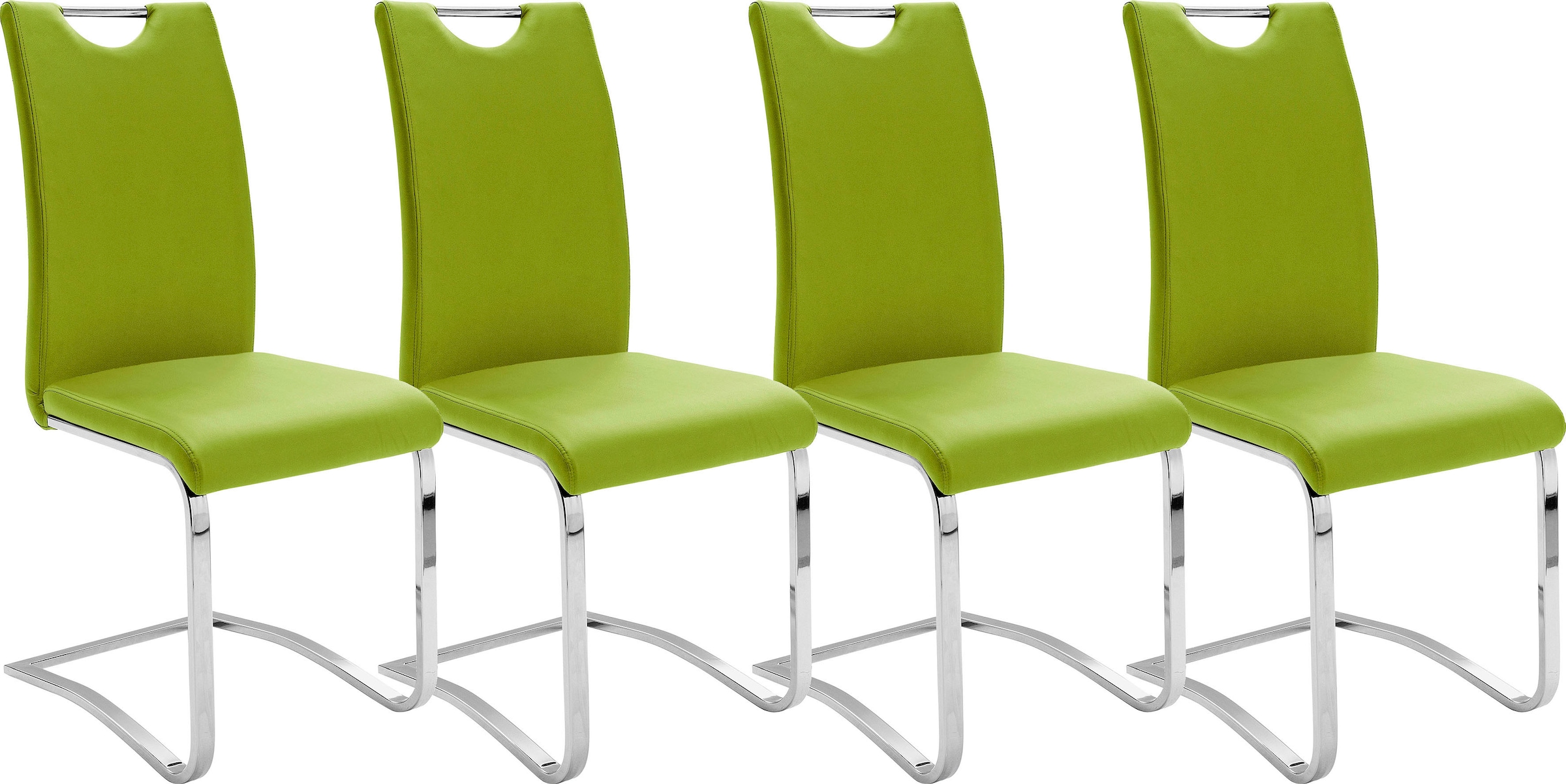 MCA furniture Freischwinger "Köln" (Set) 4 Stk. Kunstlederbezug, Komfortsit günstig online kaufen