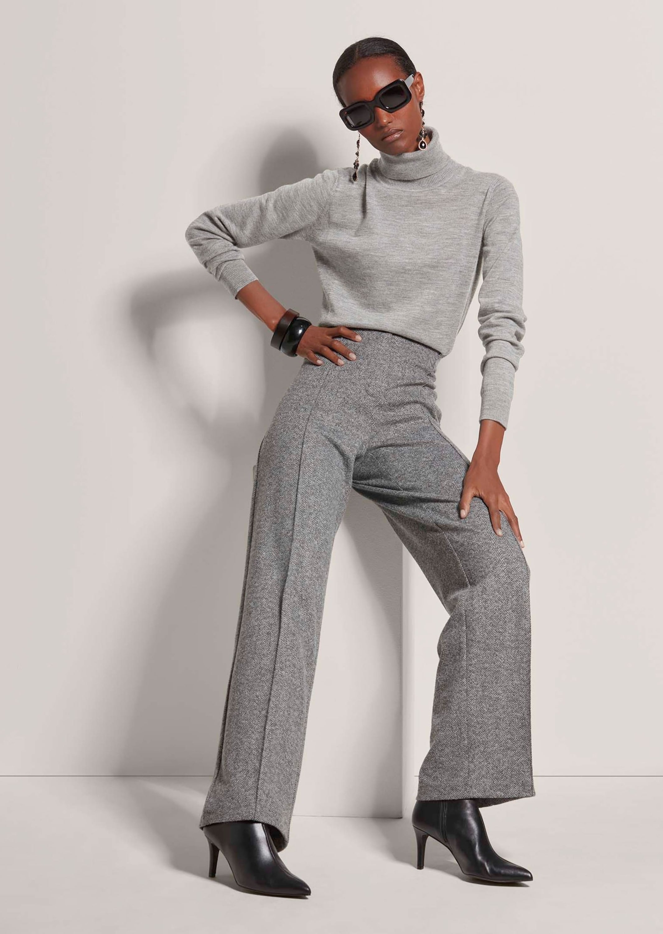 MADELEINE Longpullover »Pullover Rollkragen-Pullover aus Wolle«