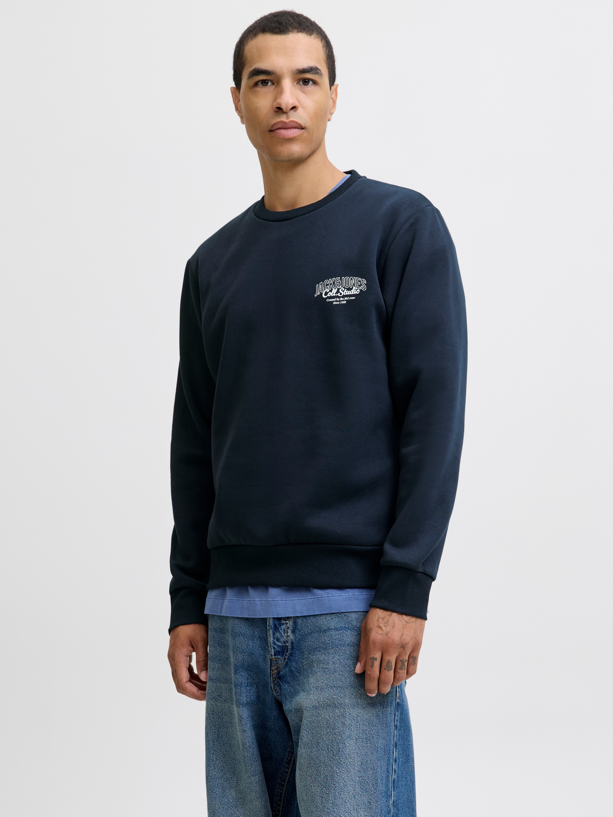 Jack & Jones Sweatshirt "JJMAKOTO SWEAT CREW NECK" günstig online kaufen