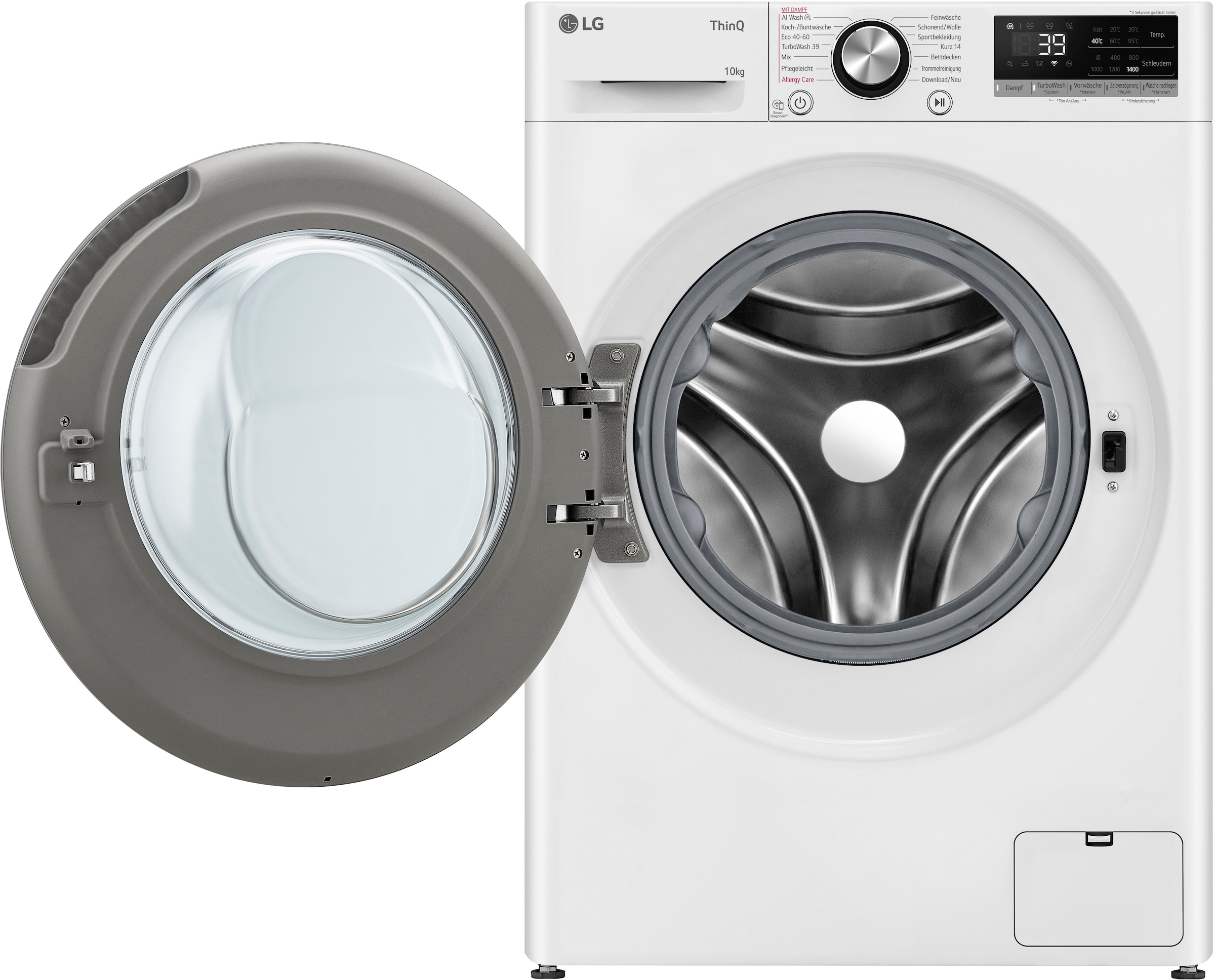 LG Waschmaschine Serie 7 »F4WR700Y«, 10 kg, 1400 U/min, Steam-Funktion