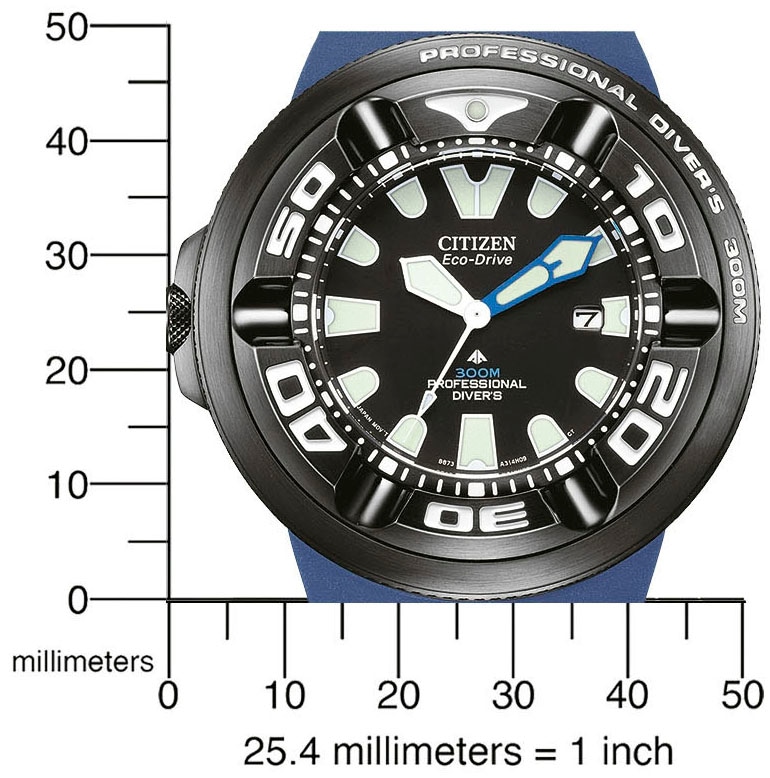 Citizen Taucheruhr »Promaster Professional Diver 300«, Armbanduhr, Herrenuhr, Solar, bis 30 bar wasserdicht, Datum