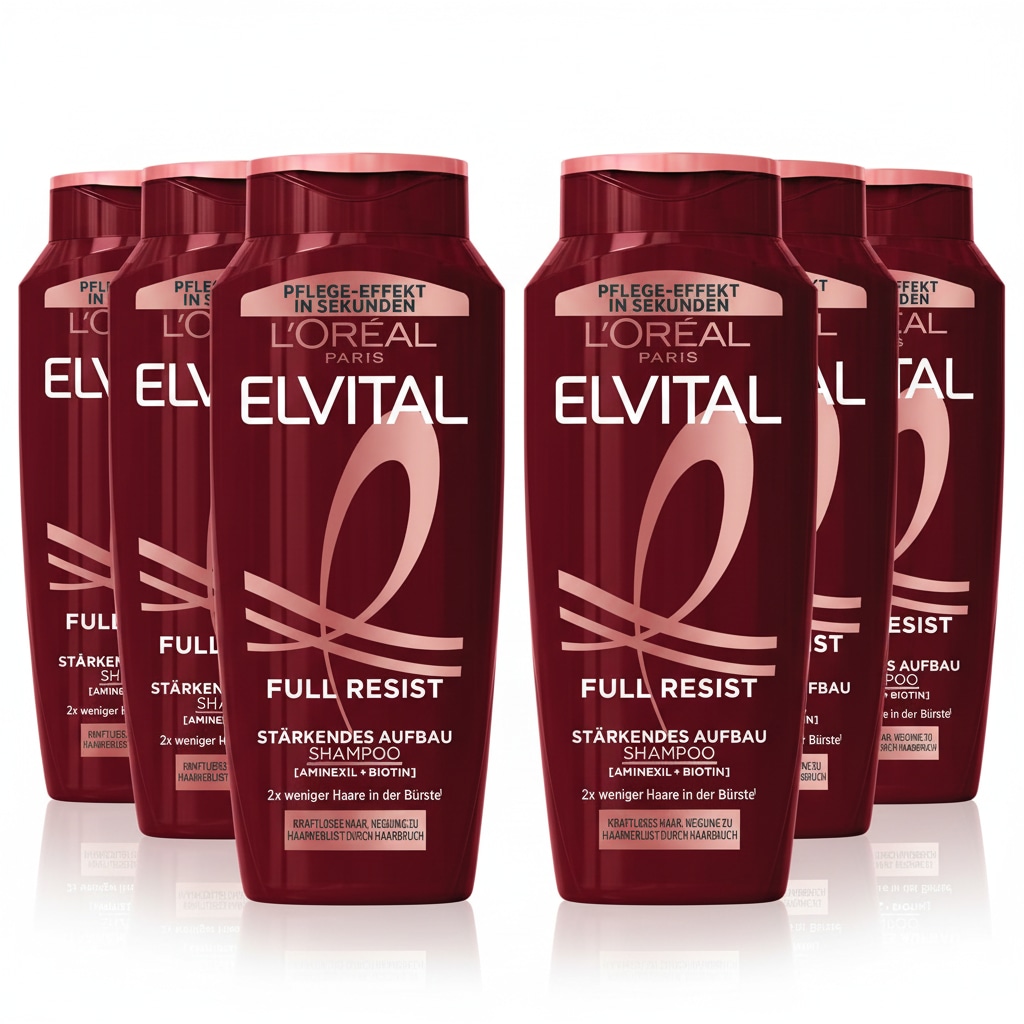 L'ORÉAL PARIS Haarshampoo »ELVITAL FULL RESIST SHAMPOO« Reduziert Haarverlust durch Haarbruch und stärkt das Haar.
