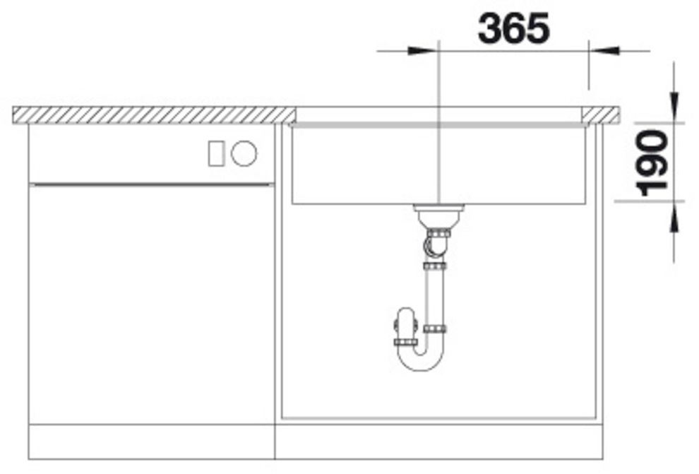 Blanco Granitspüle »SUBLINE 700-U« 1 Stk. tlg. erhältlich in mehreren Farben