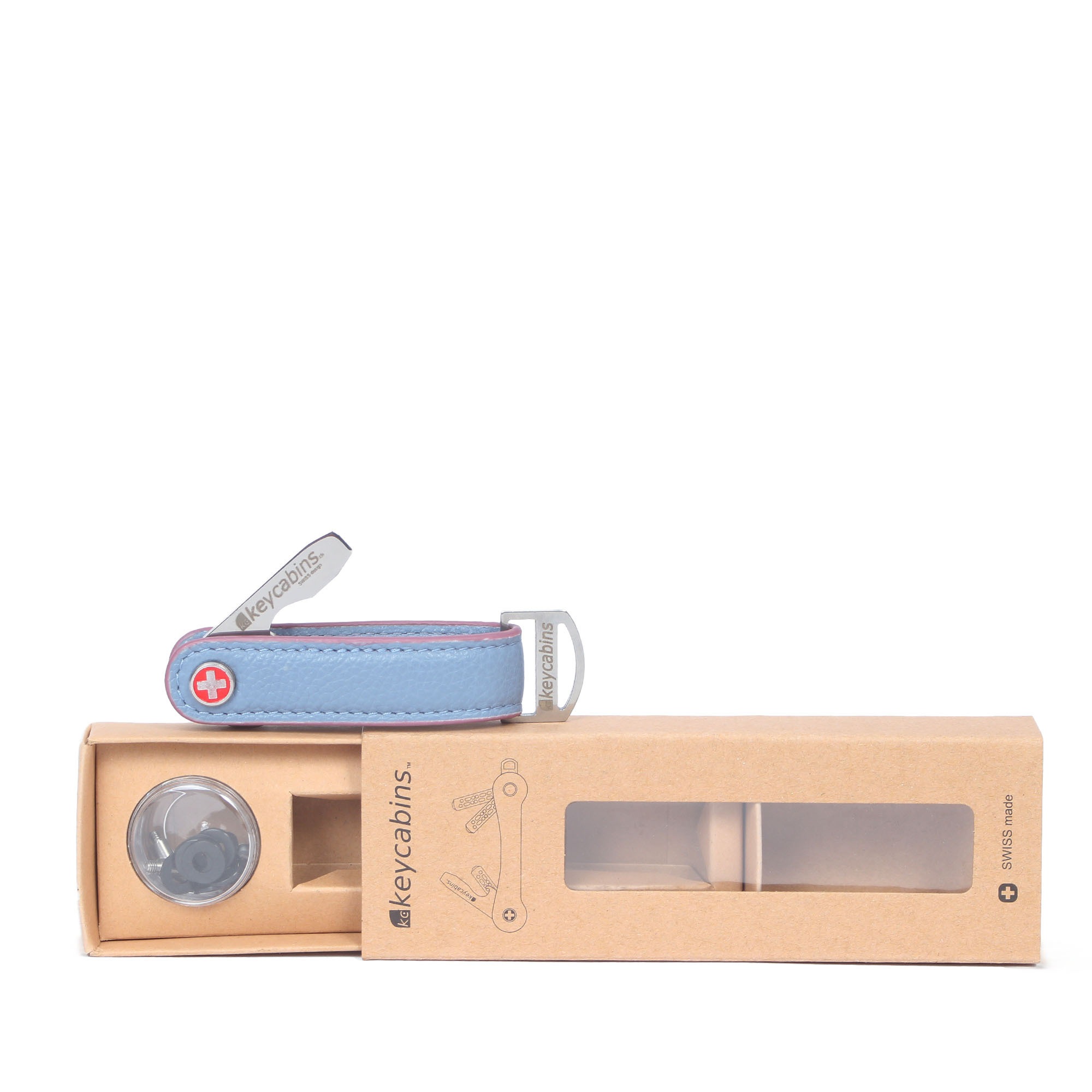 keycabins Schlüsselanhänger »Loop-leather S4« SWISS Design
