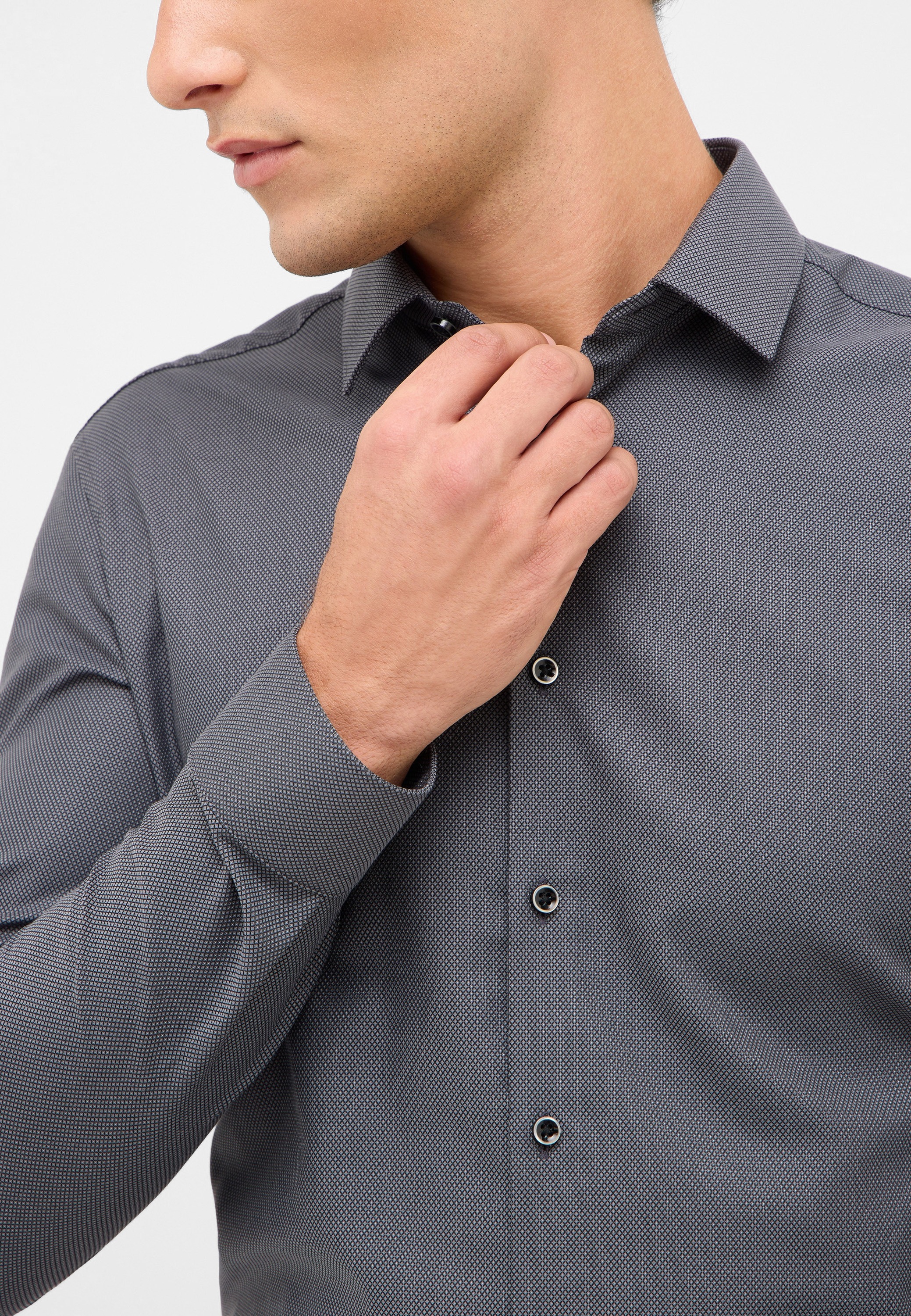 Eterna Langarmhemd »SUPER SLIM«, NON IRON (bügelfrei)