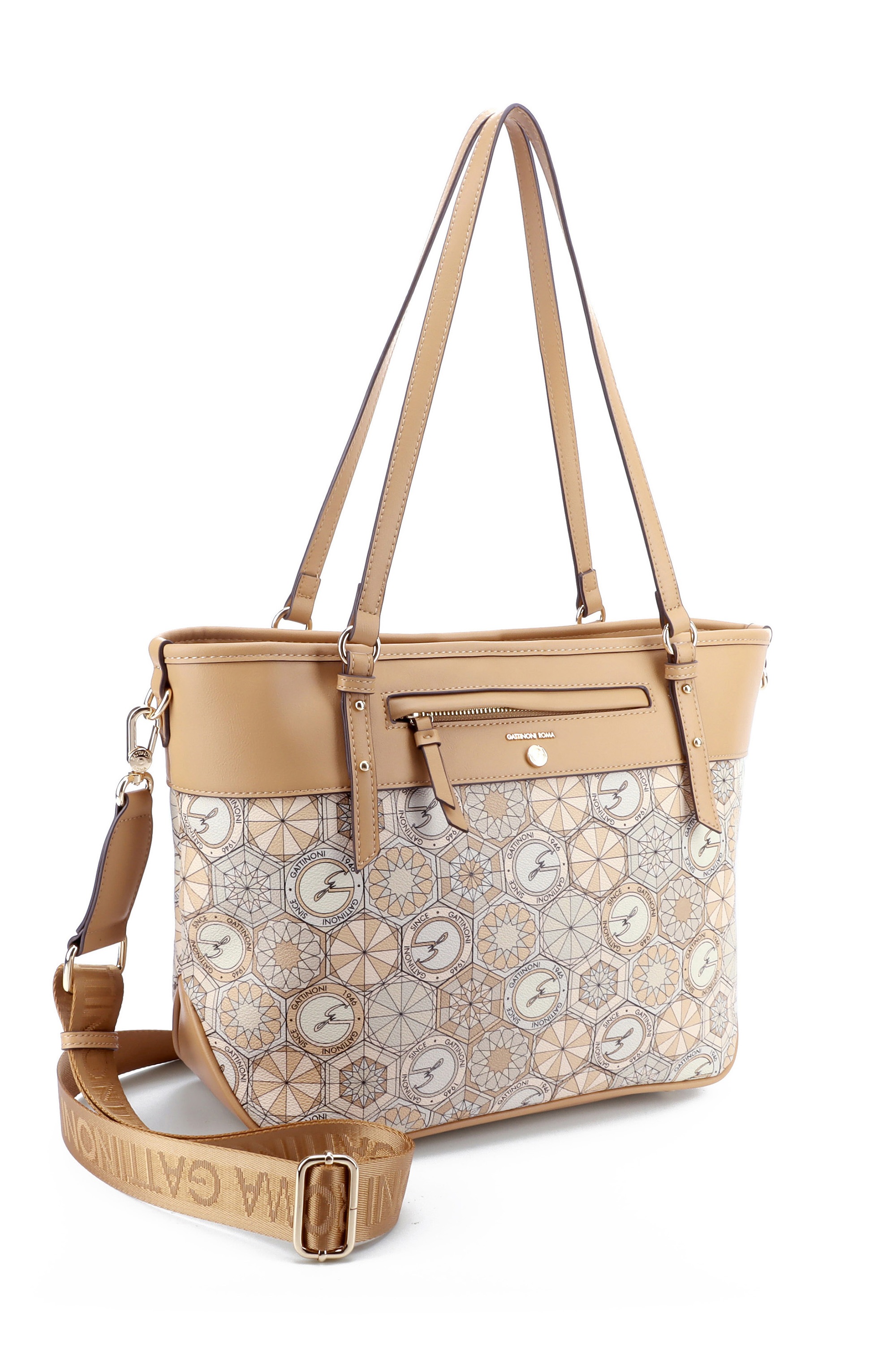 Gattinoni Tragetasche »Teodosia Daily Large Double Handle Bag Damen« Schultertasche Damen, Abendtasche, Fashion, Lifestyle, Sale