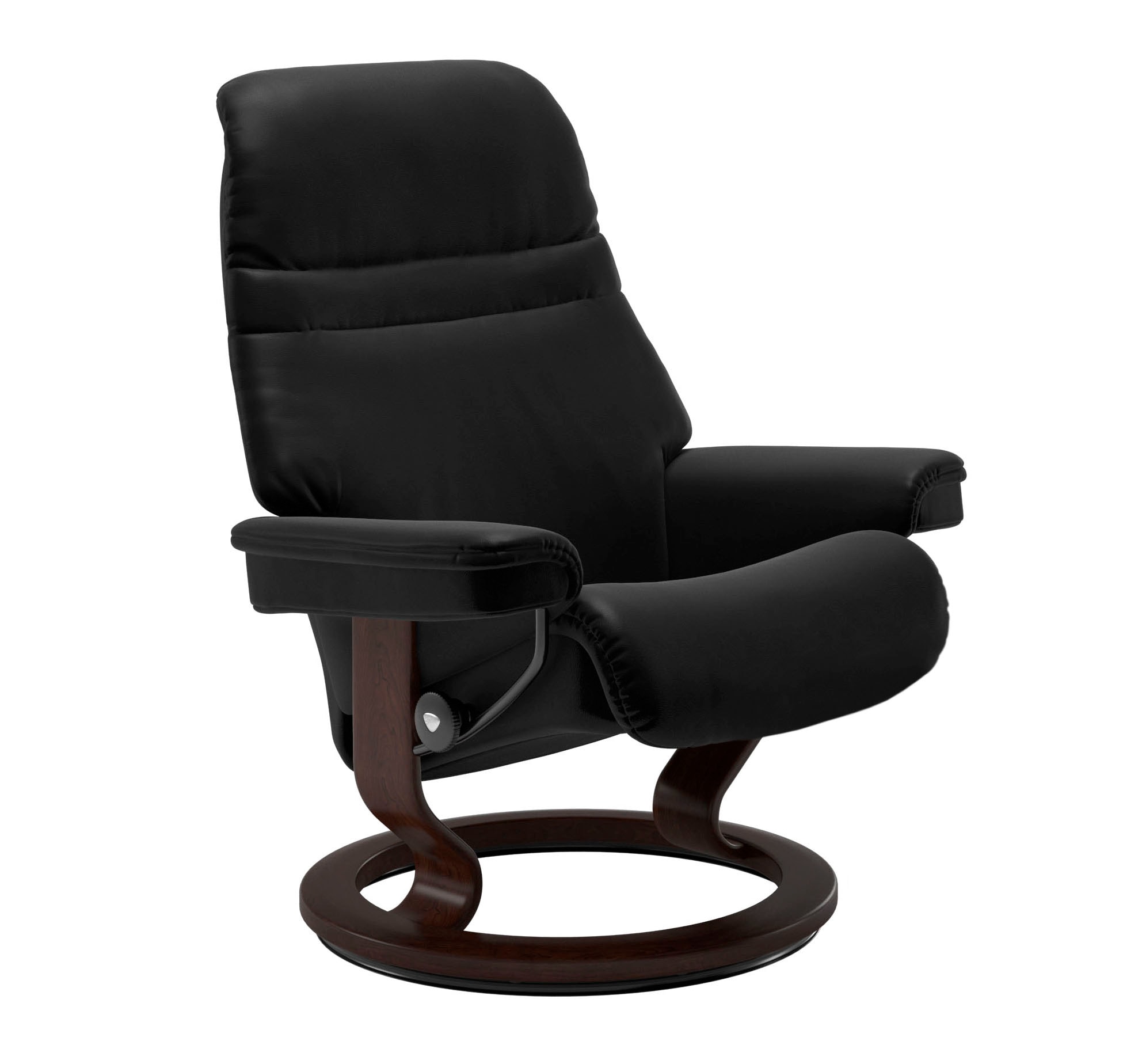Stressless Relaxsessel "Sunrise" mit Classic Base, Größe S, Gestell Braun, in 2 Lederqualitäten lieferbar