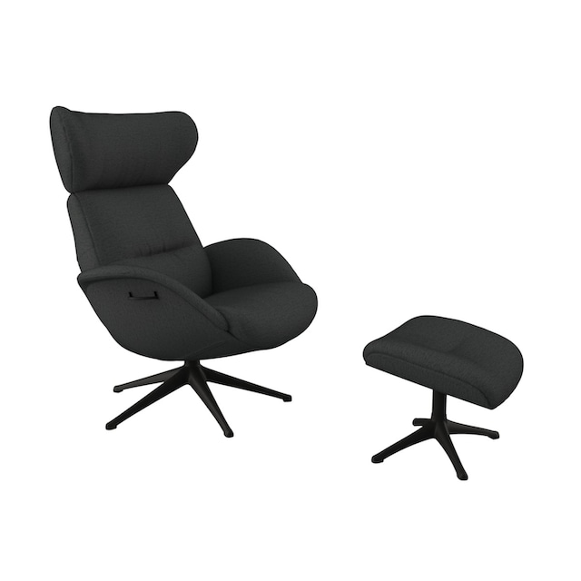 FLEXLUX Relaxsessel »Relaxchairs More«, Premium Komfort, Rücken- &  Kopfteilverstellung, drehbar, Fuß schwarz | BAUR