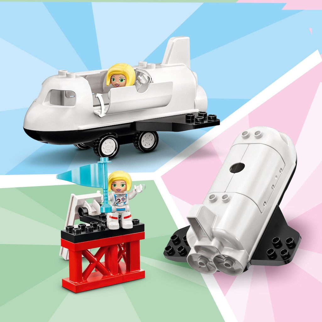 LEGO® Konstruktionsspielsteine »Spaceshuttle Weltraummission (10944), LEGO® DUPLO® Town«, (23 St.)