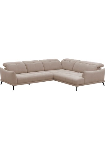 Places of Style Ecksofa »Cabras«, mit Ottomane links / rechts und Kopfteilverstelleung kaufen Places of Style Ecksofa »Cabras«, mit Ottomane links / rechts und Kopfteilverstelleung kaufen
