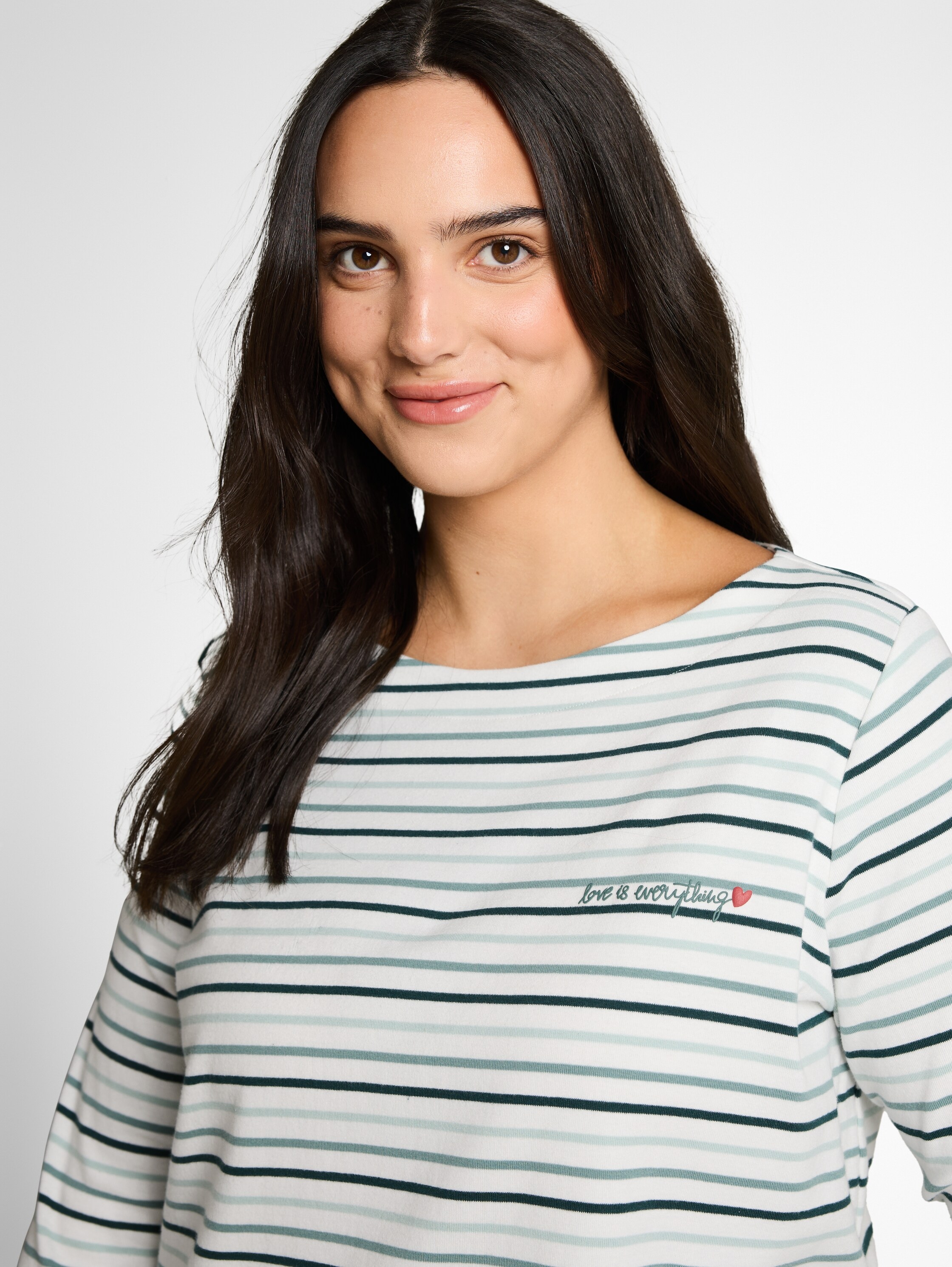 TOM TAILOR PLUS T-Shirt mit Schriftzug