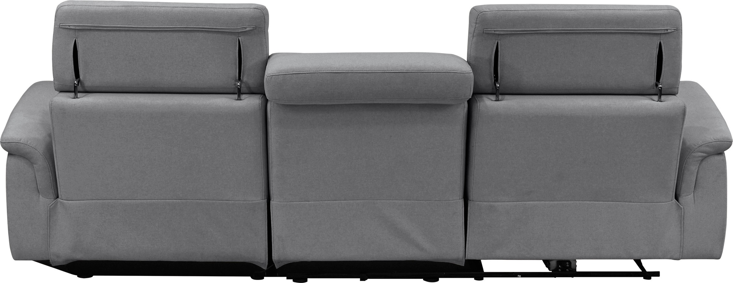 Home affaire Ecksofa "Pareli, L-Form, 259cm,m. Recamiere, Echtleder, Kunstl günstig online kaufen